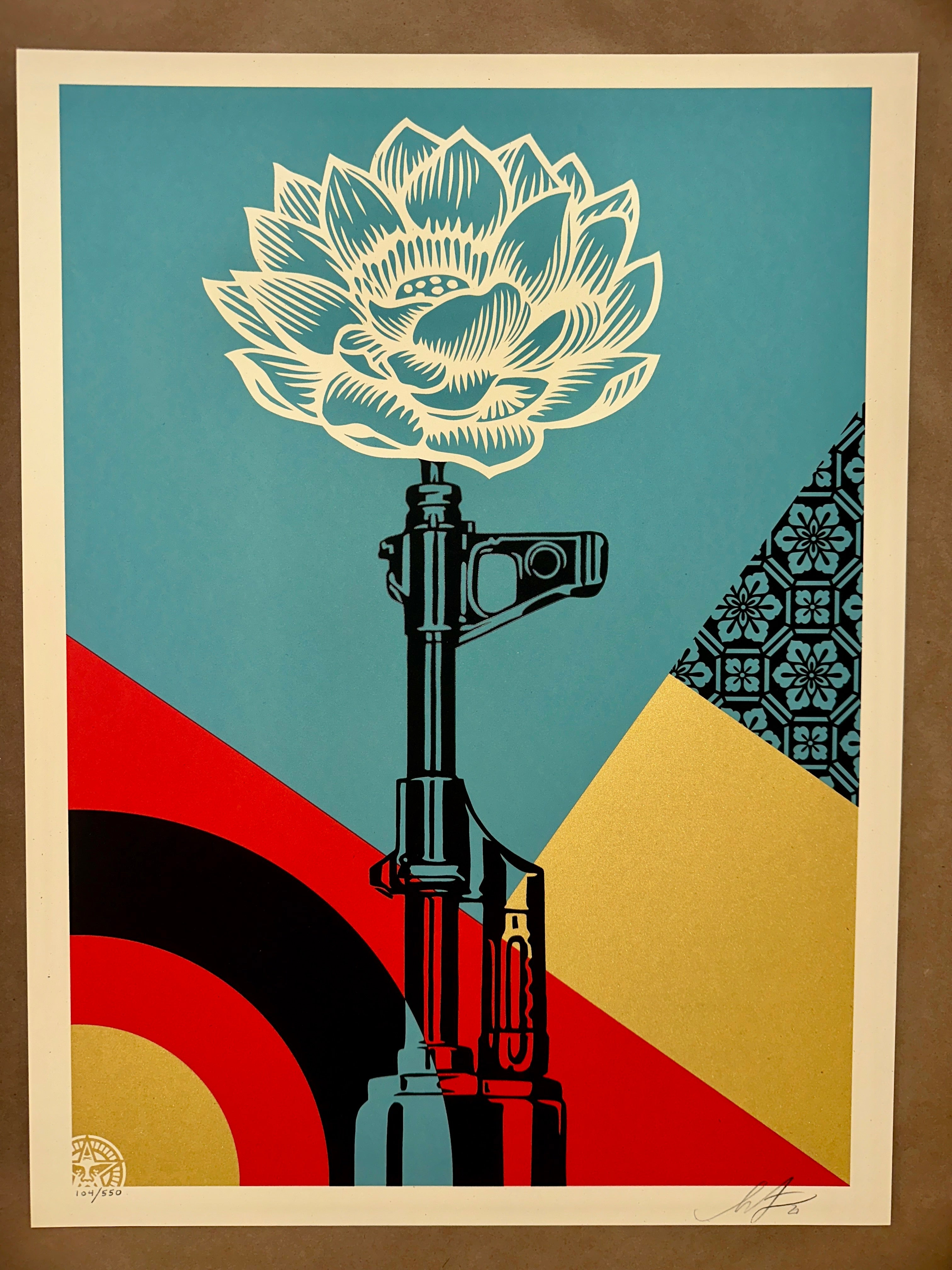Shepard Fairey (Obey Giant) ~ AR-15 Lily - art_print – Limited Collectibles