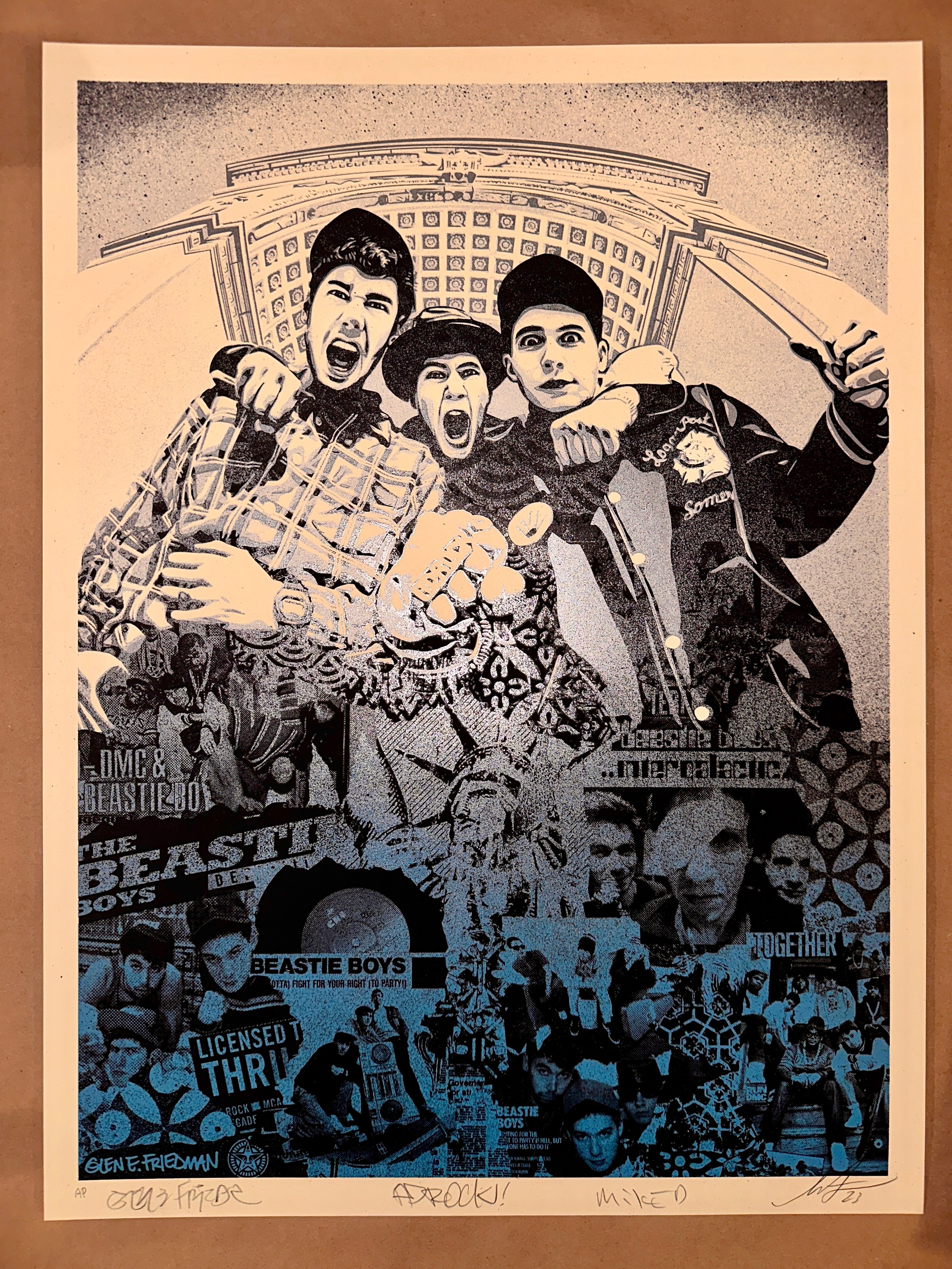 Shepard Fairey - Beastie Boys: Stand Together! - Signed & Numbered 2023 Screen Print (Set) – Limited Collectibles