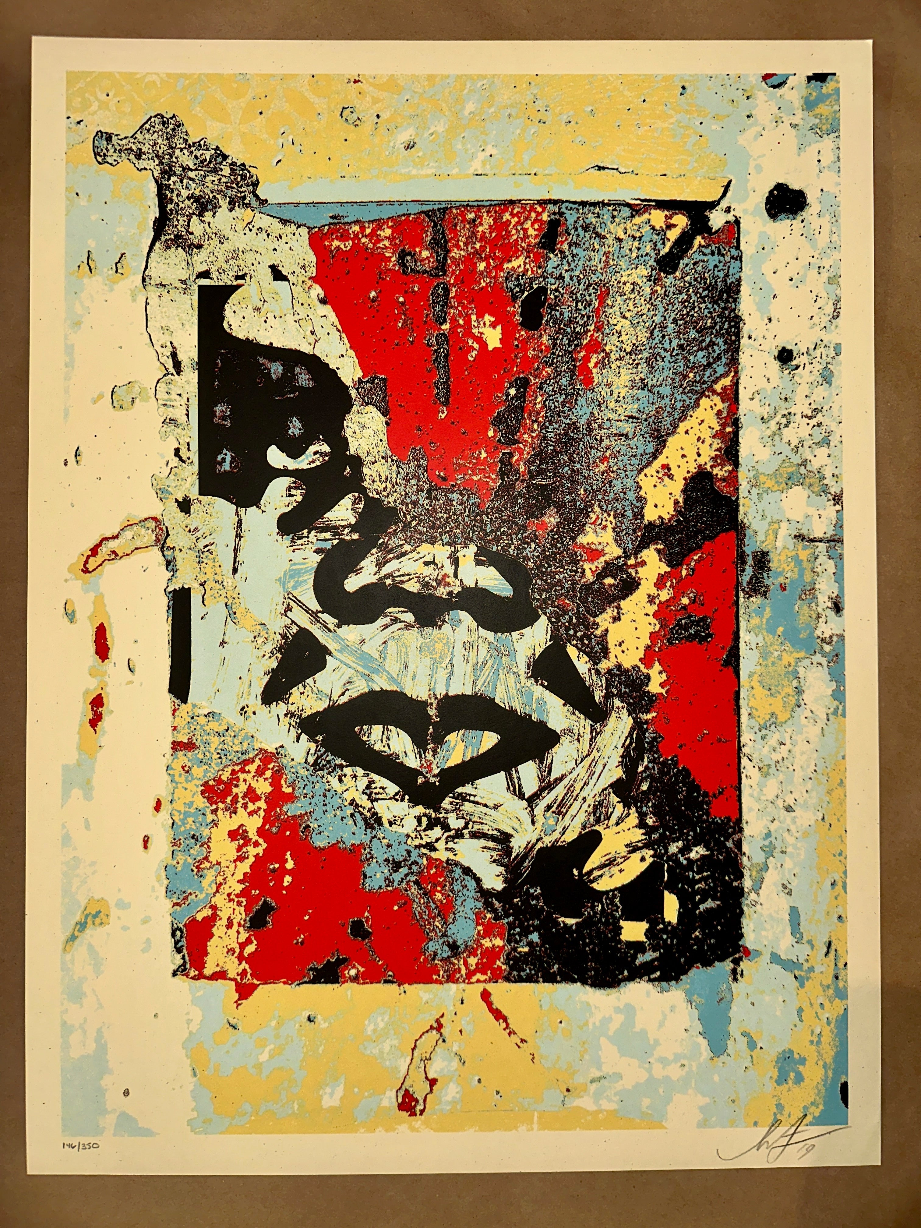 Shepard Fairey (Obey Giant) ~ Enhanced Disentegration - art_print – Limited Collectibles