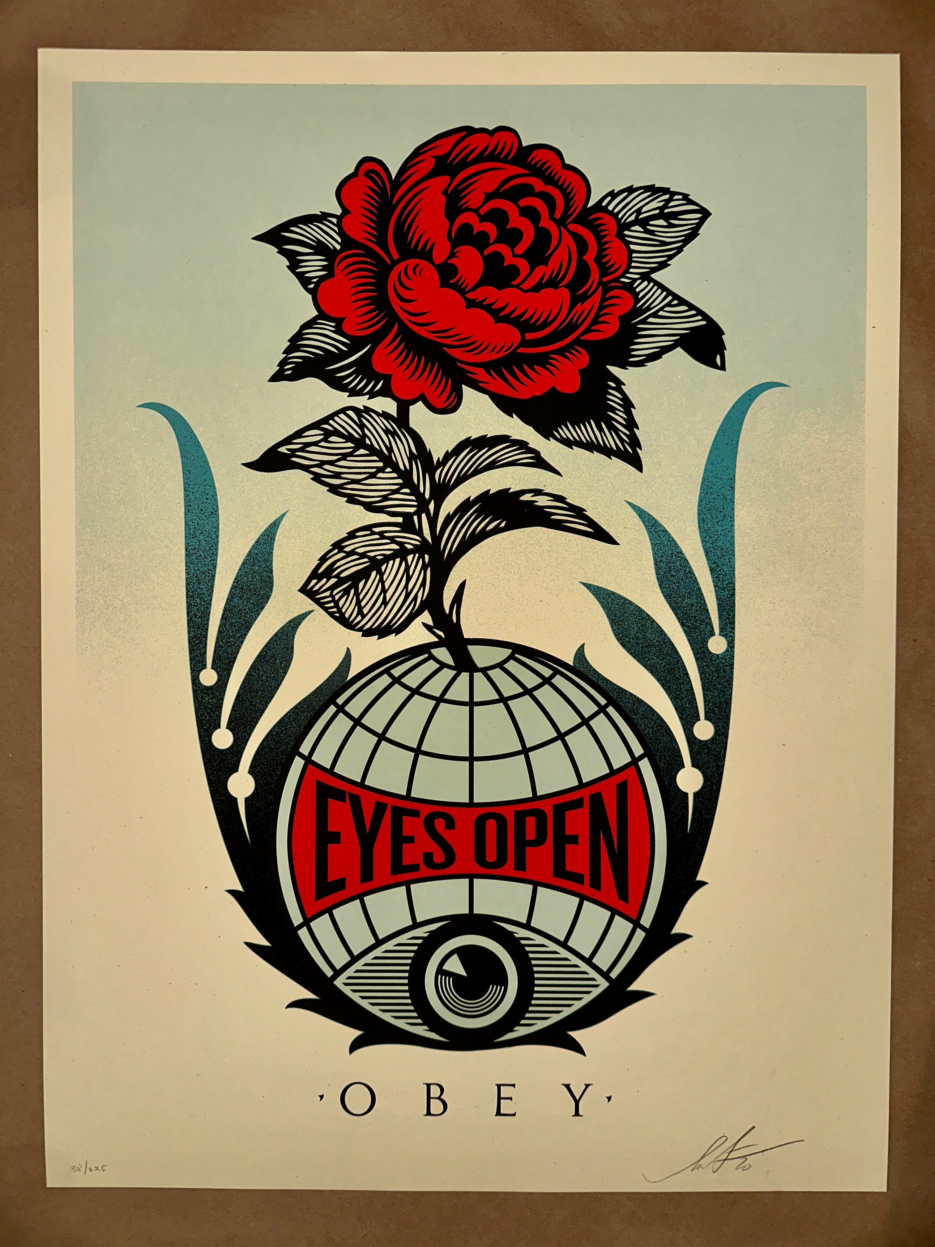Shepard Fairey (Obey Giant) ~ Eyes Open - art_print – Limited Collectibles