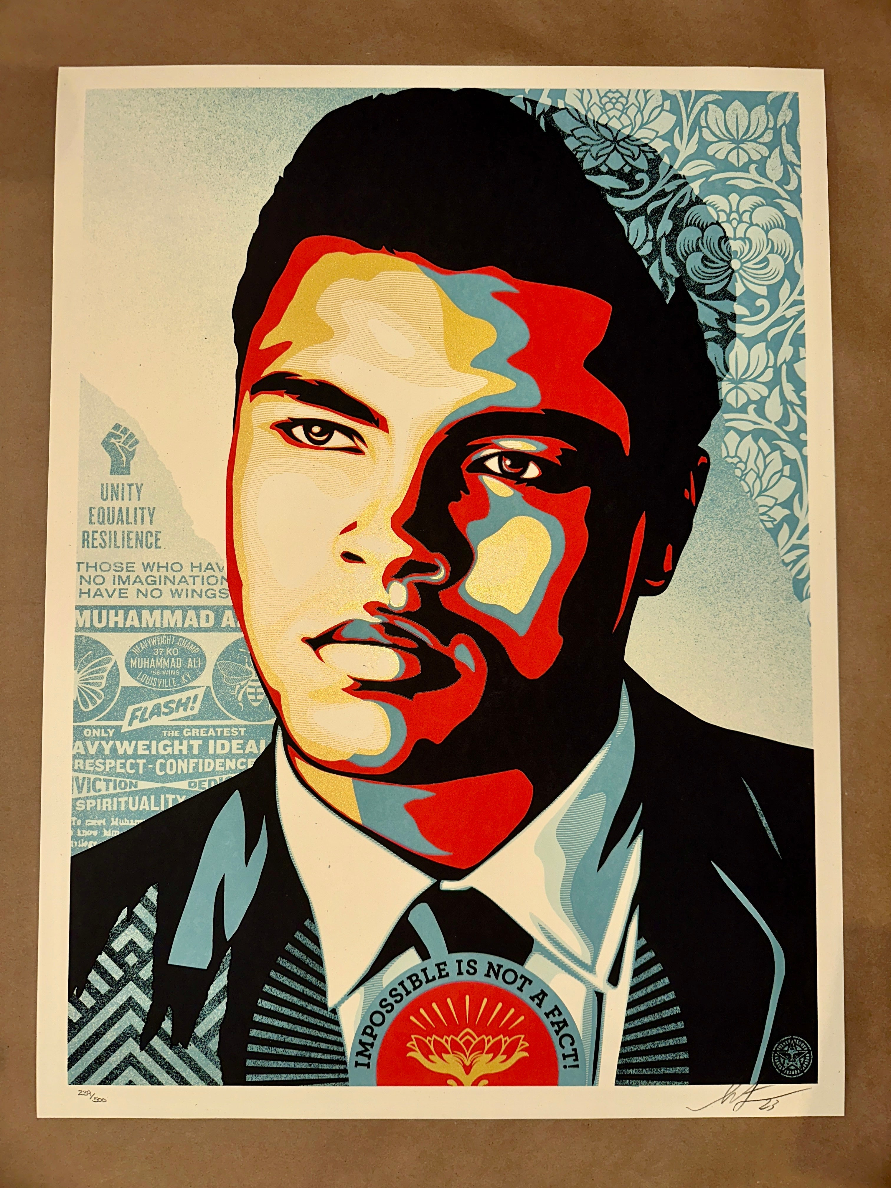 Shepard Fairey (Obey Giant) ~ Heavyweight Ideals (Muhammad Ali) - art_print – Limited Collectibles