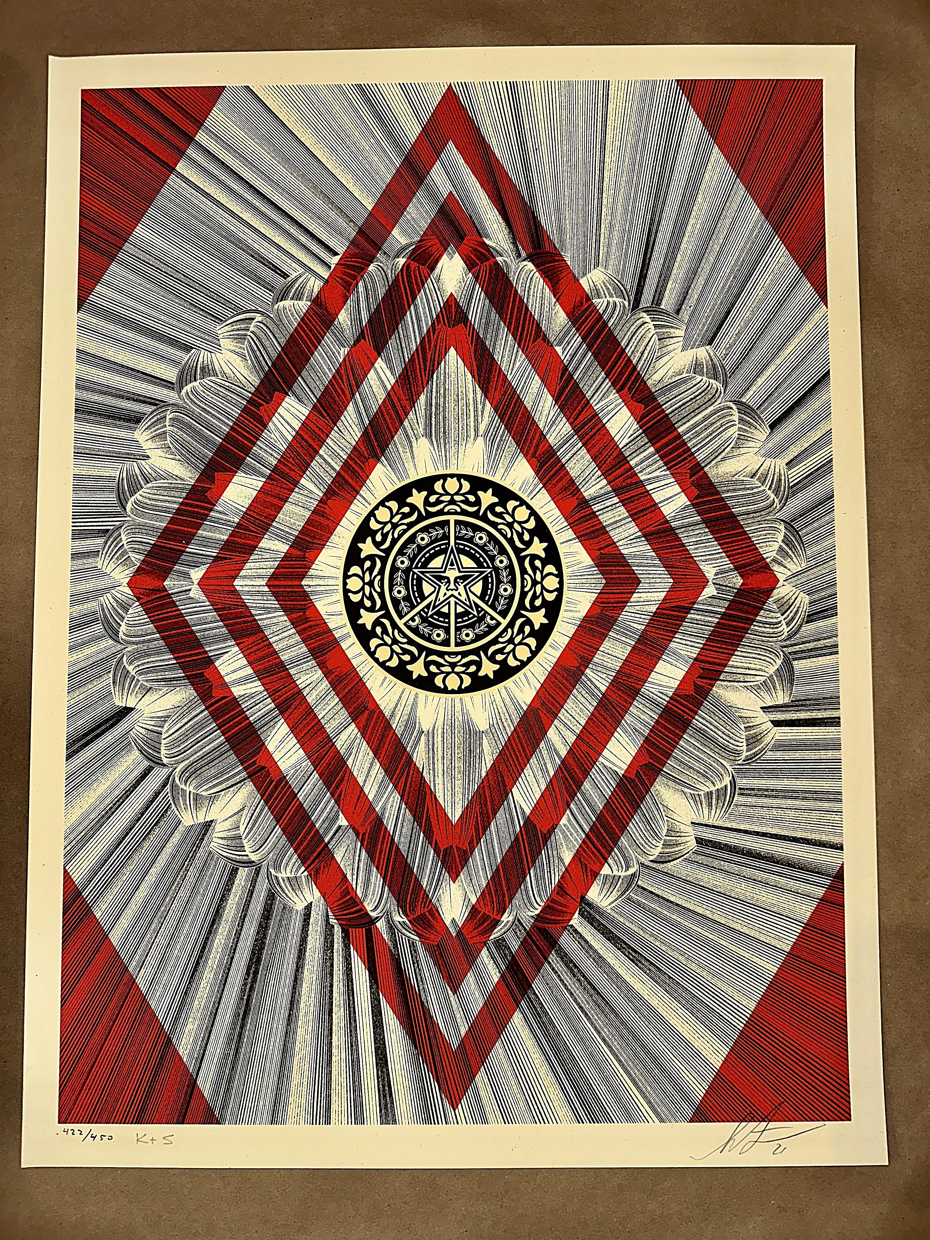 Shepard Fairey (Obey Giant) ~ Kai & Sunny ~ Flower Diamond - art_print – Limited Collectibles