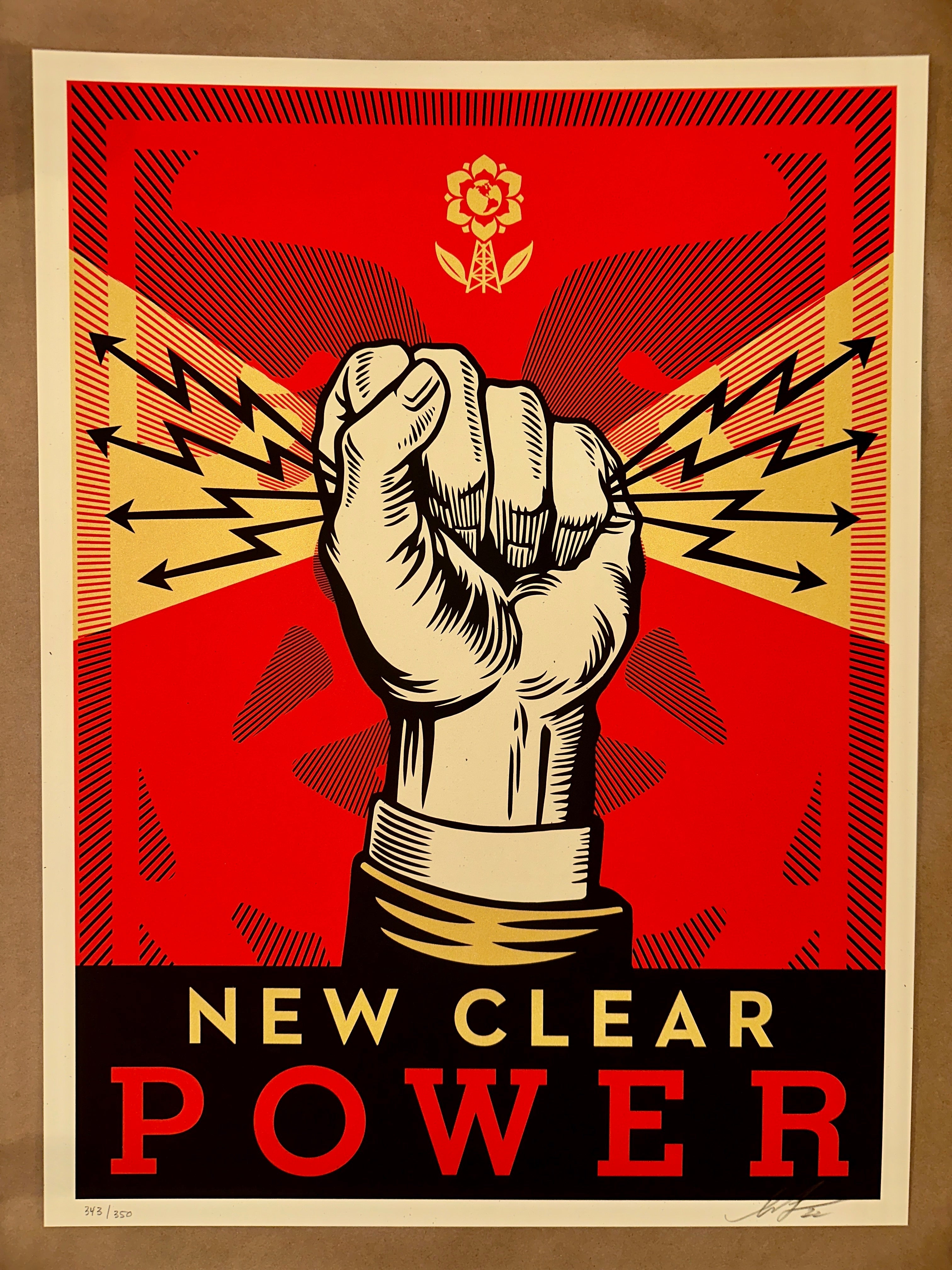 Shepard Fairey (Obey Giant) ~ New Clear Power - art_print – Limited Collectibles