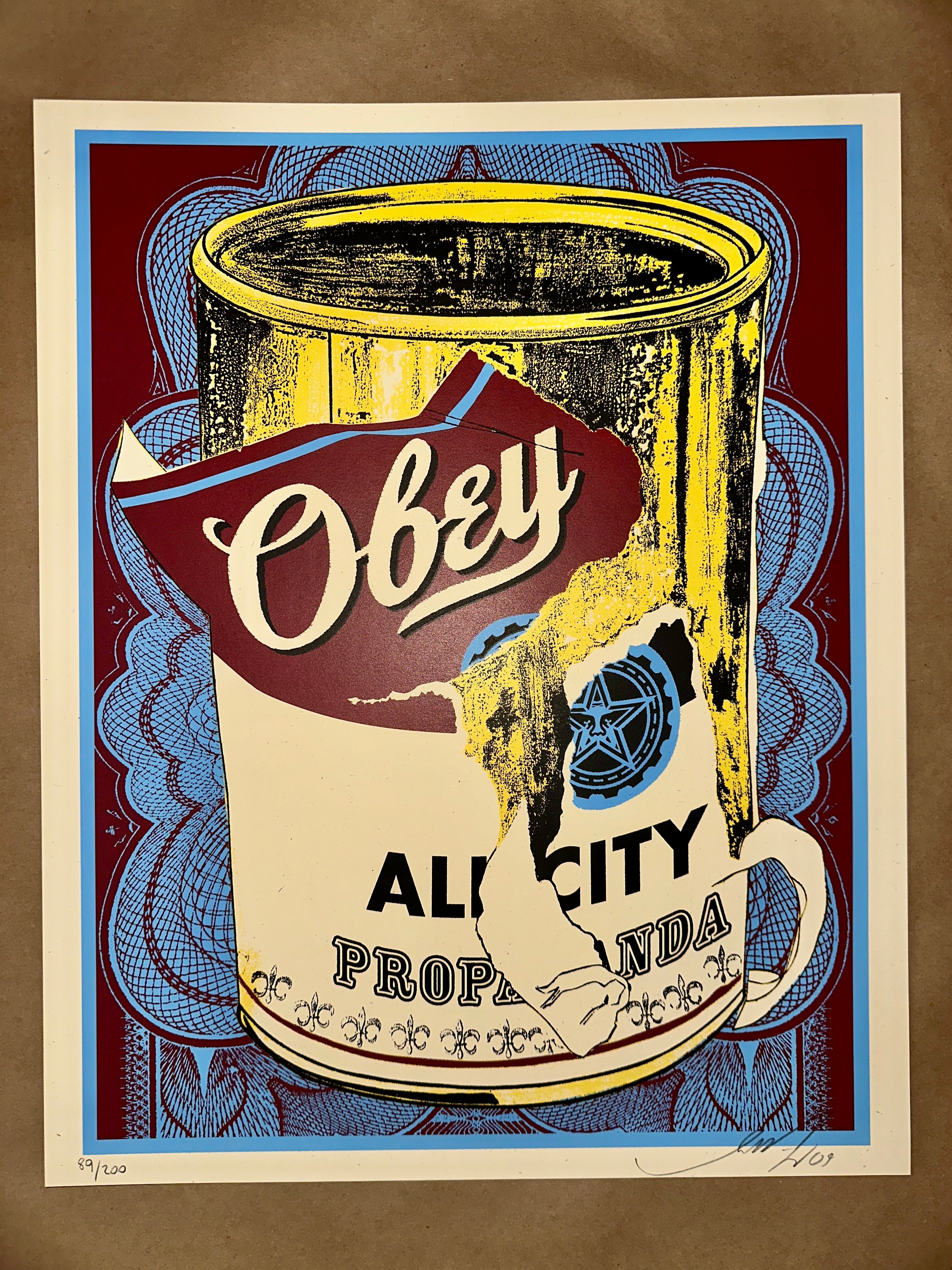 Shepard Fairey (Obey Giant) ~ Soup Can 3 (III) - art_print – Limited Collectibles