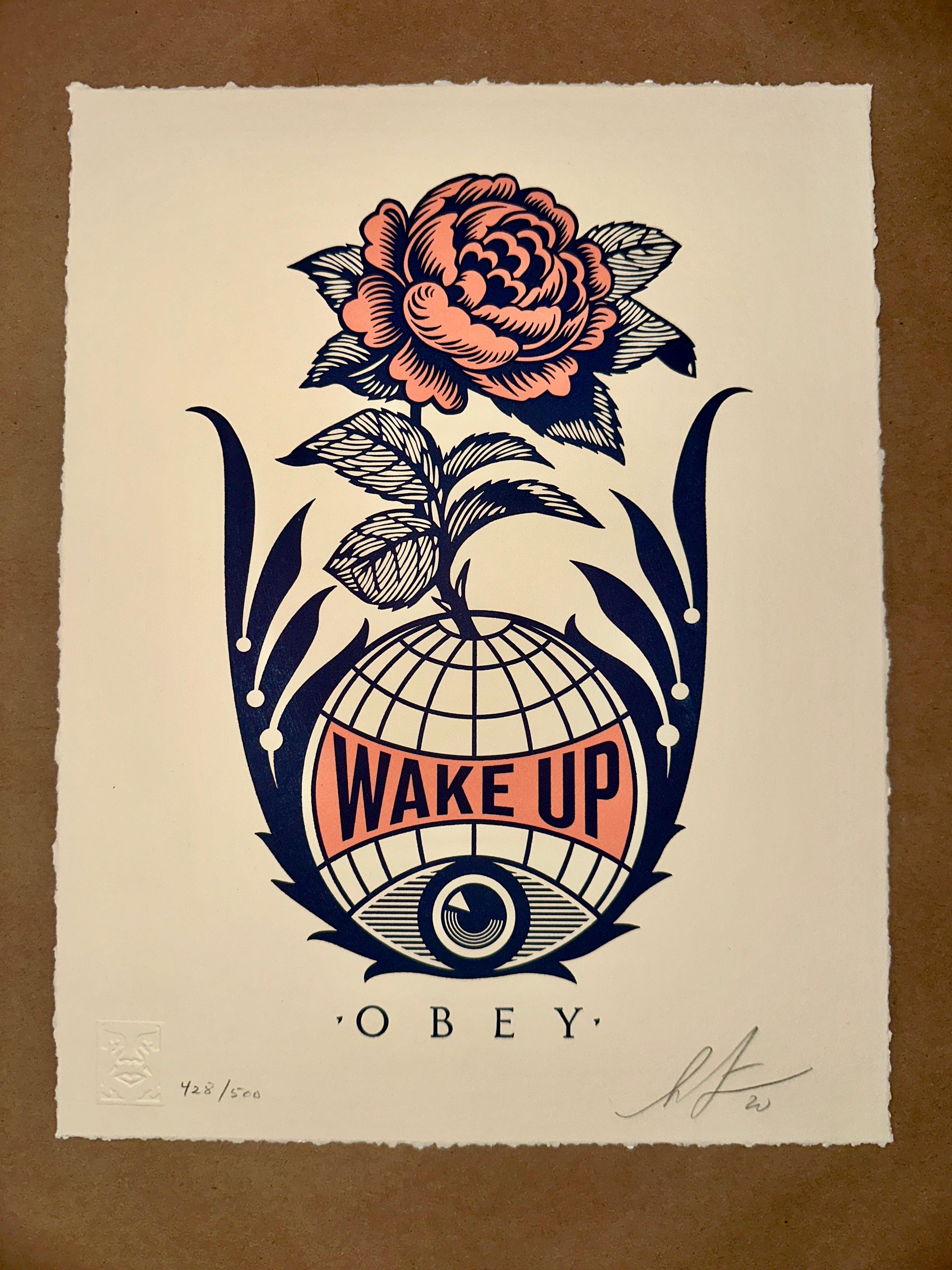 Shepard Fairey (Obey Giant) ~ Wake Up Earth - art_print – Limited Collectibles