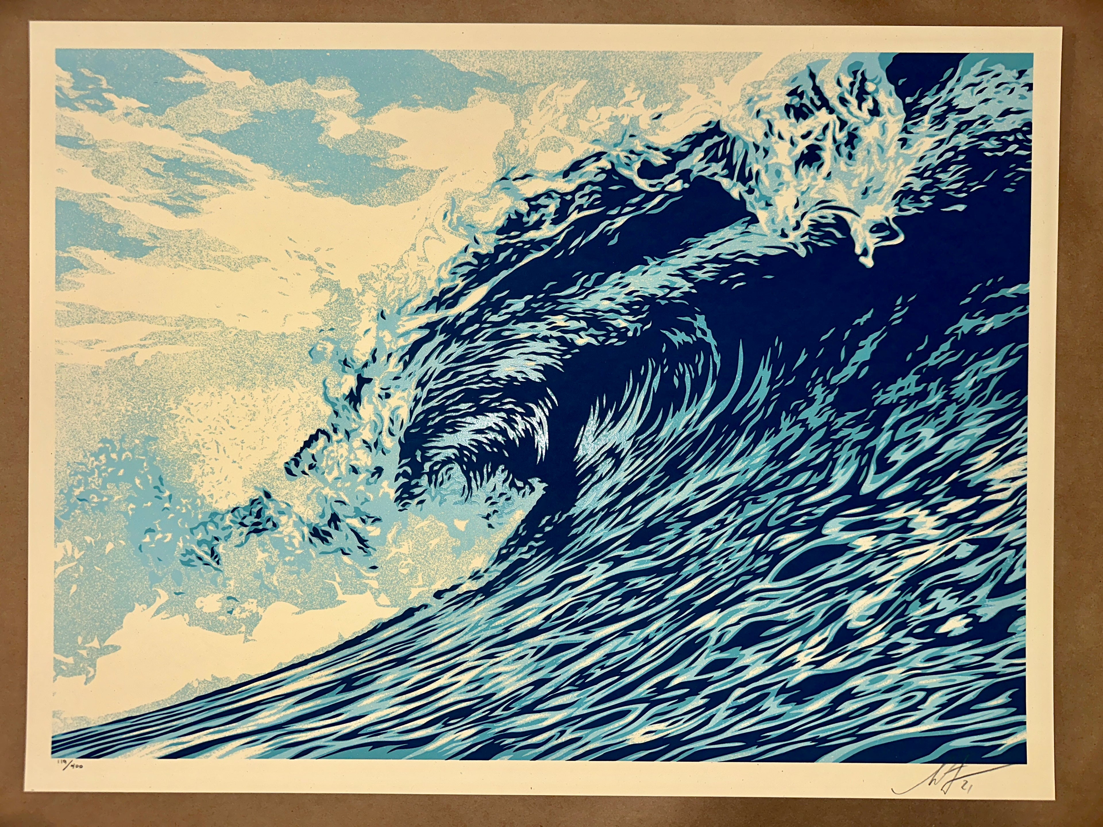 Shepard Fairey  Waves of Distress (Set) - Signed & Numbered 2021 Screen Print – Limited Collectibles