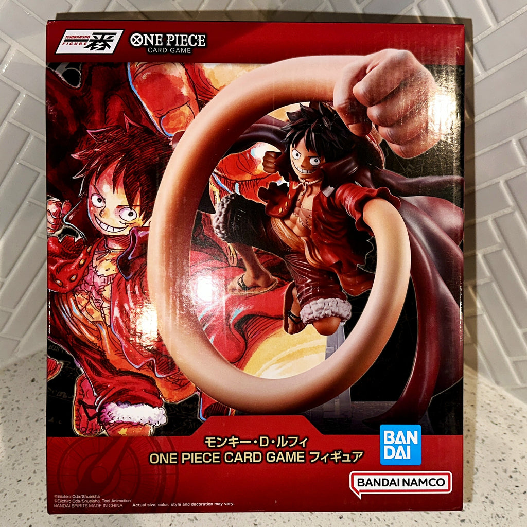 One Piece Card Game Monkey D. Luffy Ichibansho Collectible Figure Statue Front