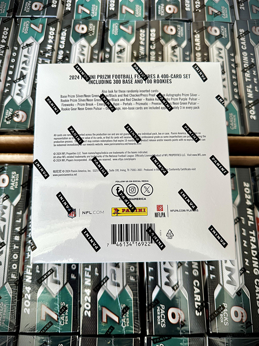 2024 Panini Prizm Football Mega Box Walmart Neon Green Pulsar Parallels