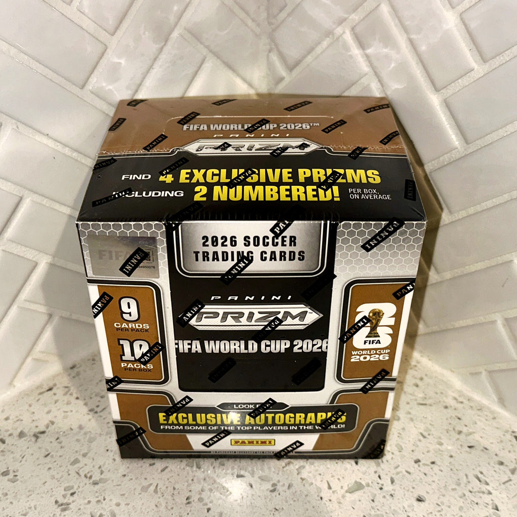 Panini Prizm FIFA World Cup Soccer 2026 Hobby Preferred Box Front