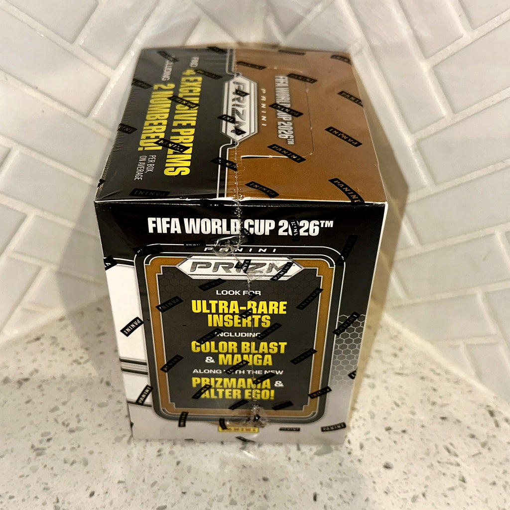 Panini Prizm FIFA World Cup Soccer 2026 Hobby Preferred Box Side 1