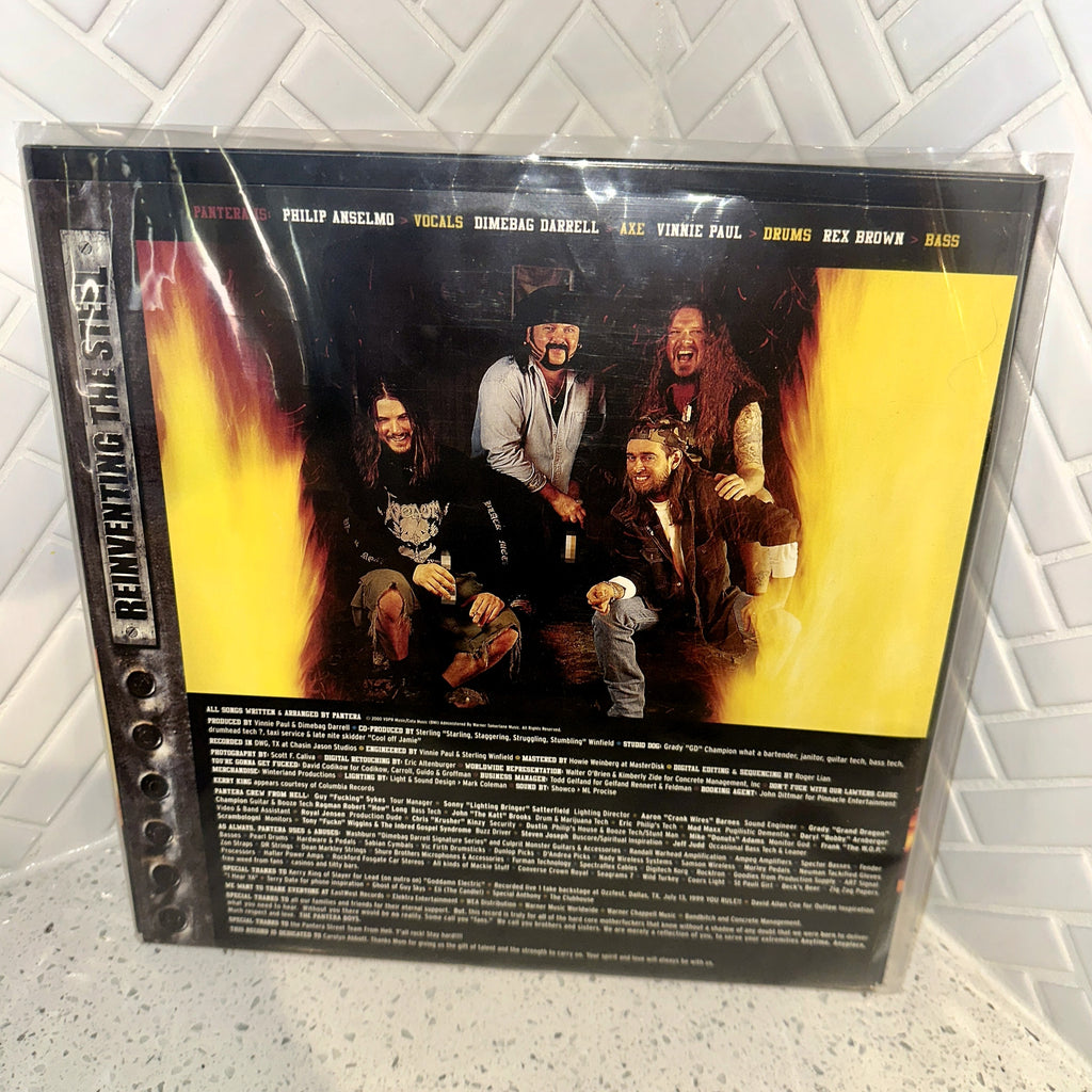 Pantera - Reinventing the Steel LP - Vinyl Record - Band Signed on Sleeve