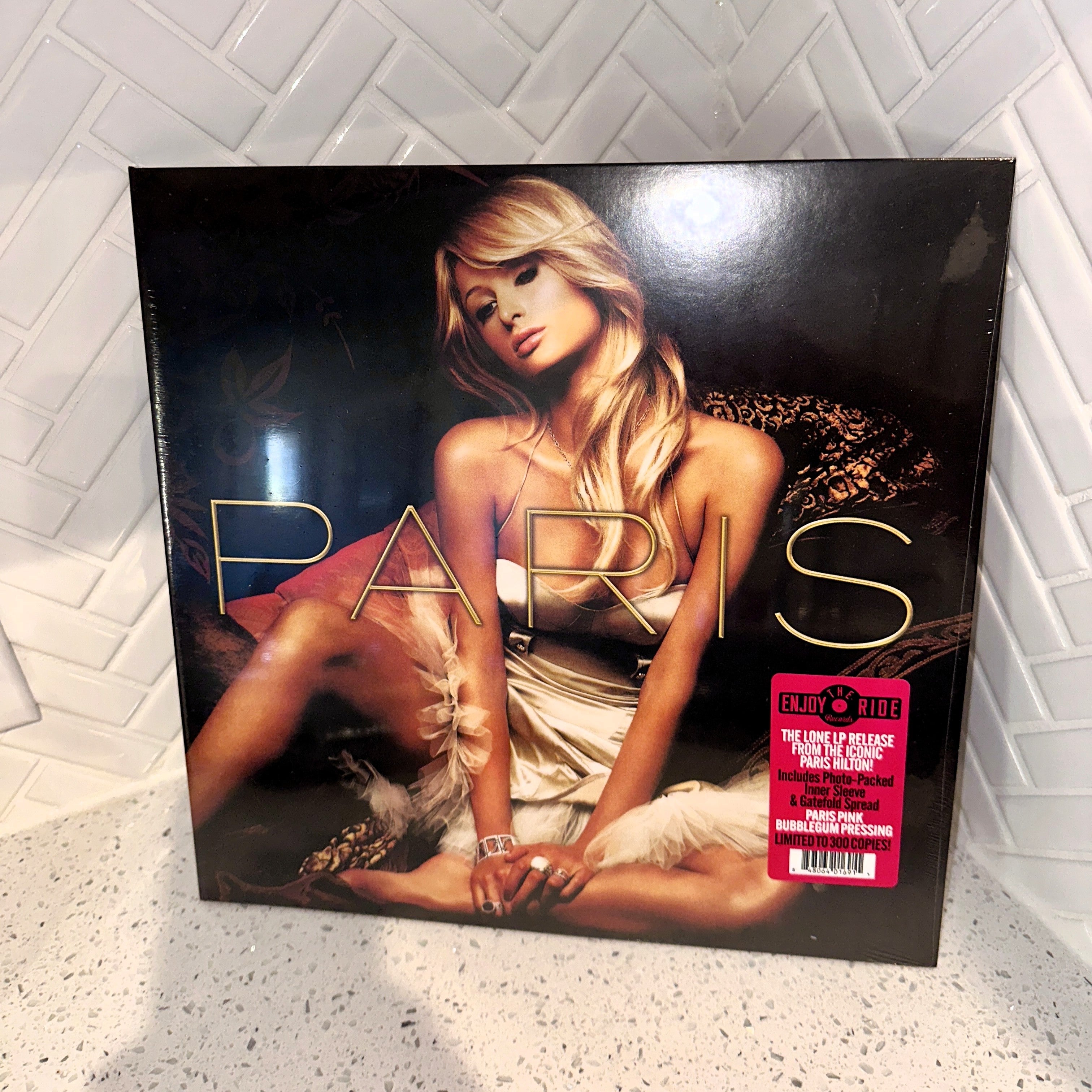 Paris Hilton - Paris LP - Limited Edition Pink Bubblegum Vinyl Record - media_vinyl – Limited Collectibles