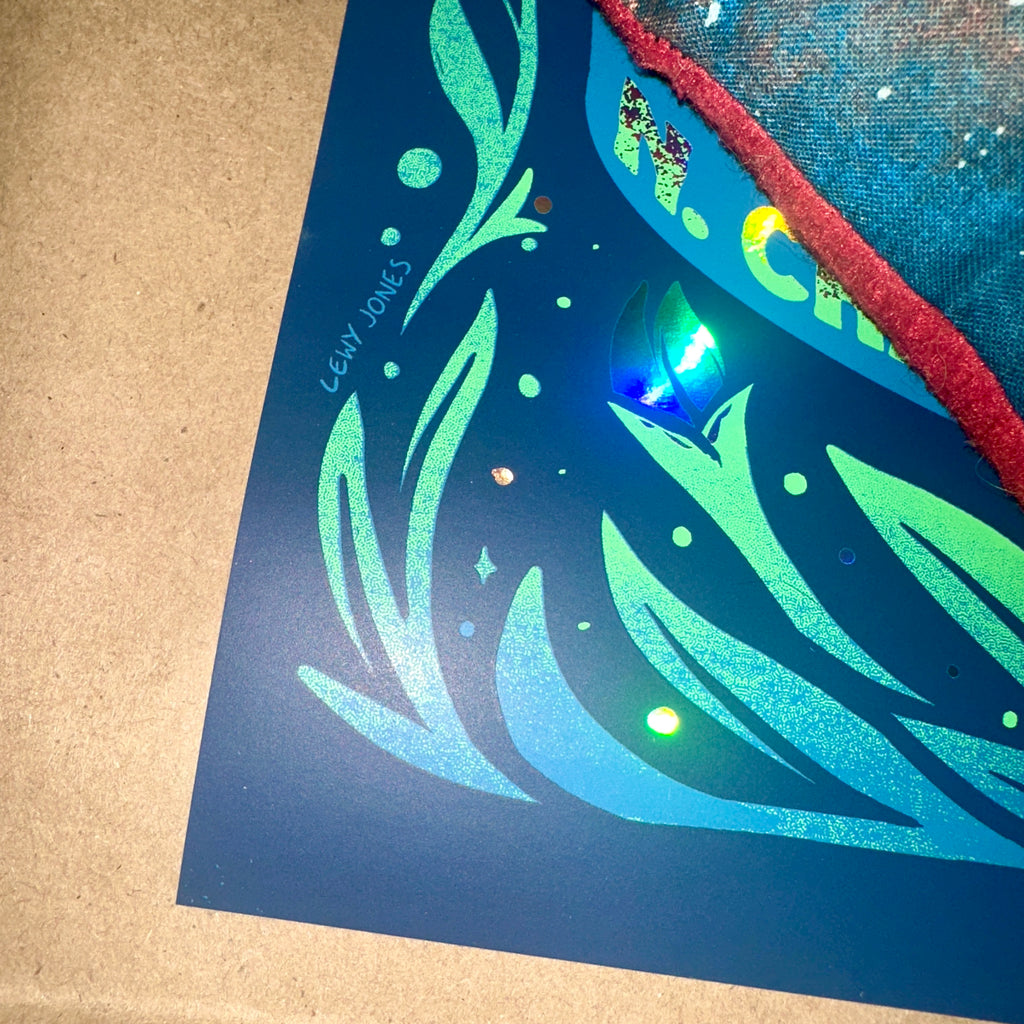 Phish Side Crease Charleston 2025 Limited Artist Edition Foil Variant Poster Lewy Jones Corner 2