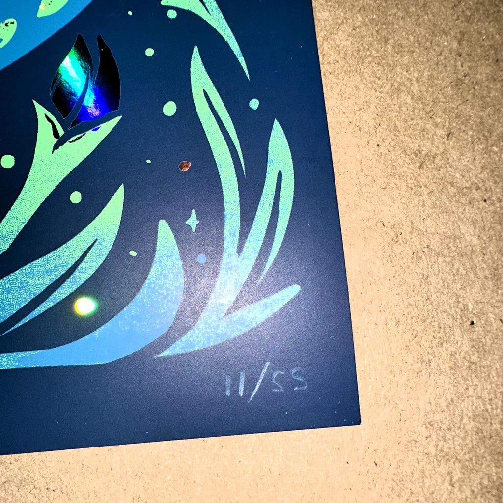 Phish Charleston 2025 Limited Artist Edition Foil Variant Poster Corner 2 Numbering