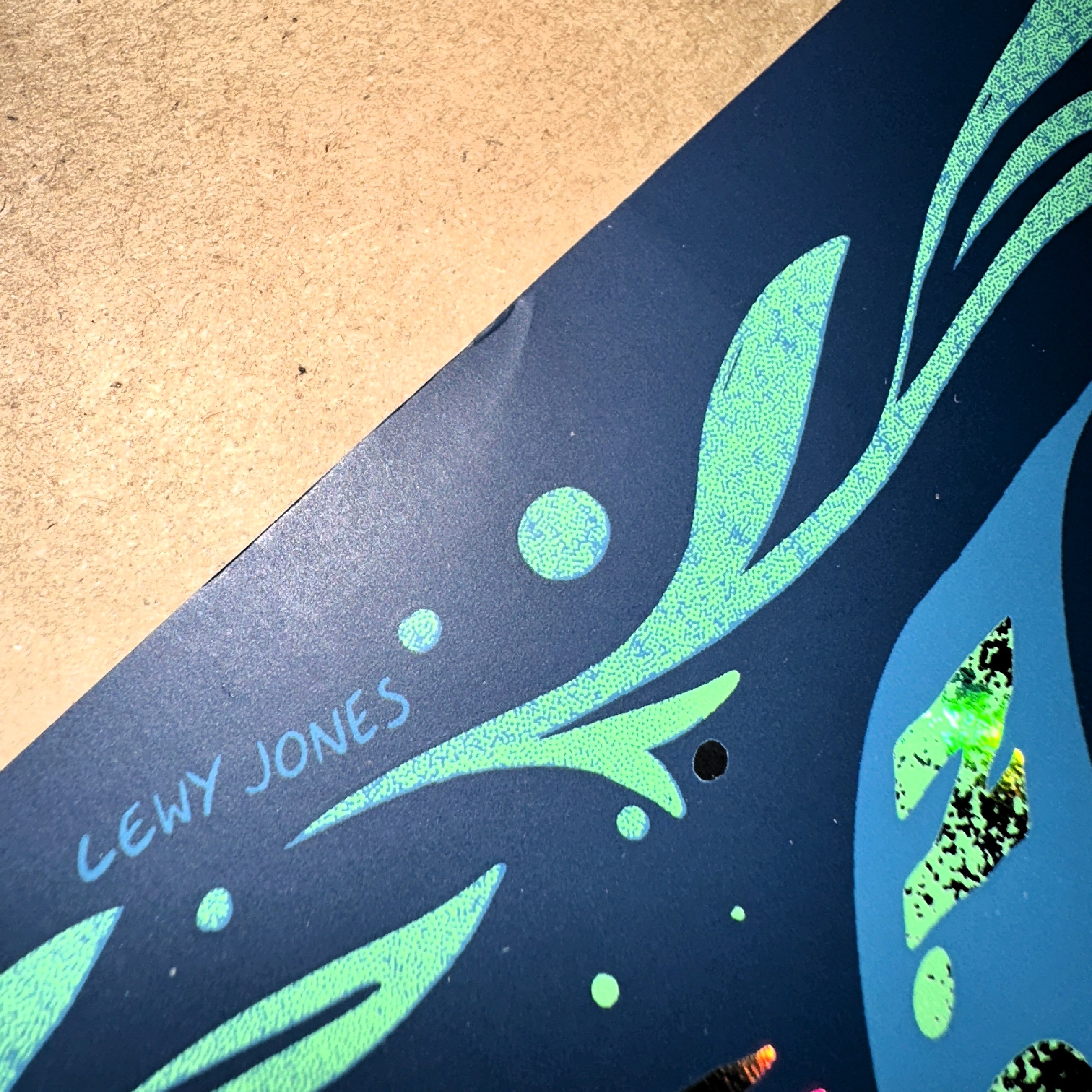 Phish Charleston 2025 Limited Artist Edition Foil Variant Poster Side Edge Ding – Limited Collectibles