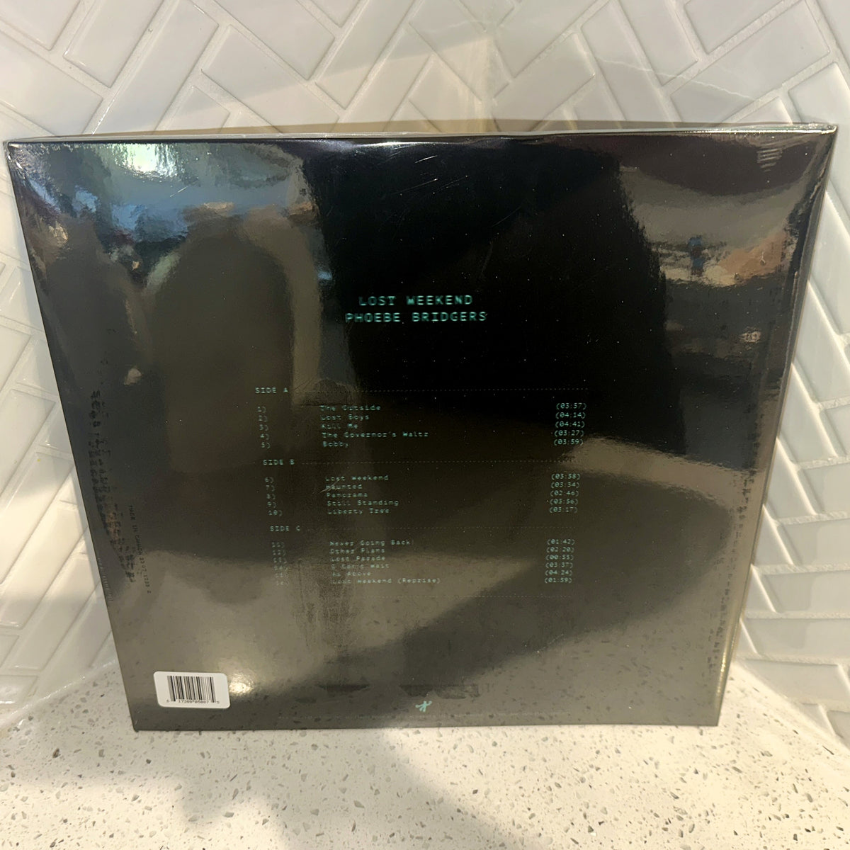 Phoebe Bridgers Lost Weekend 2LP Autographed Vinyl Record with Hand Signed Cover Rear UPC Barcode – Limited Collectibles