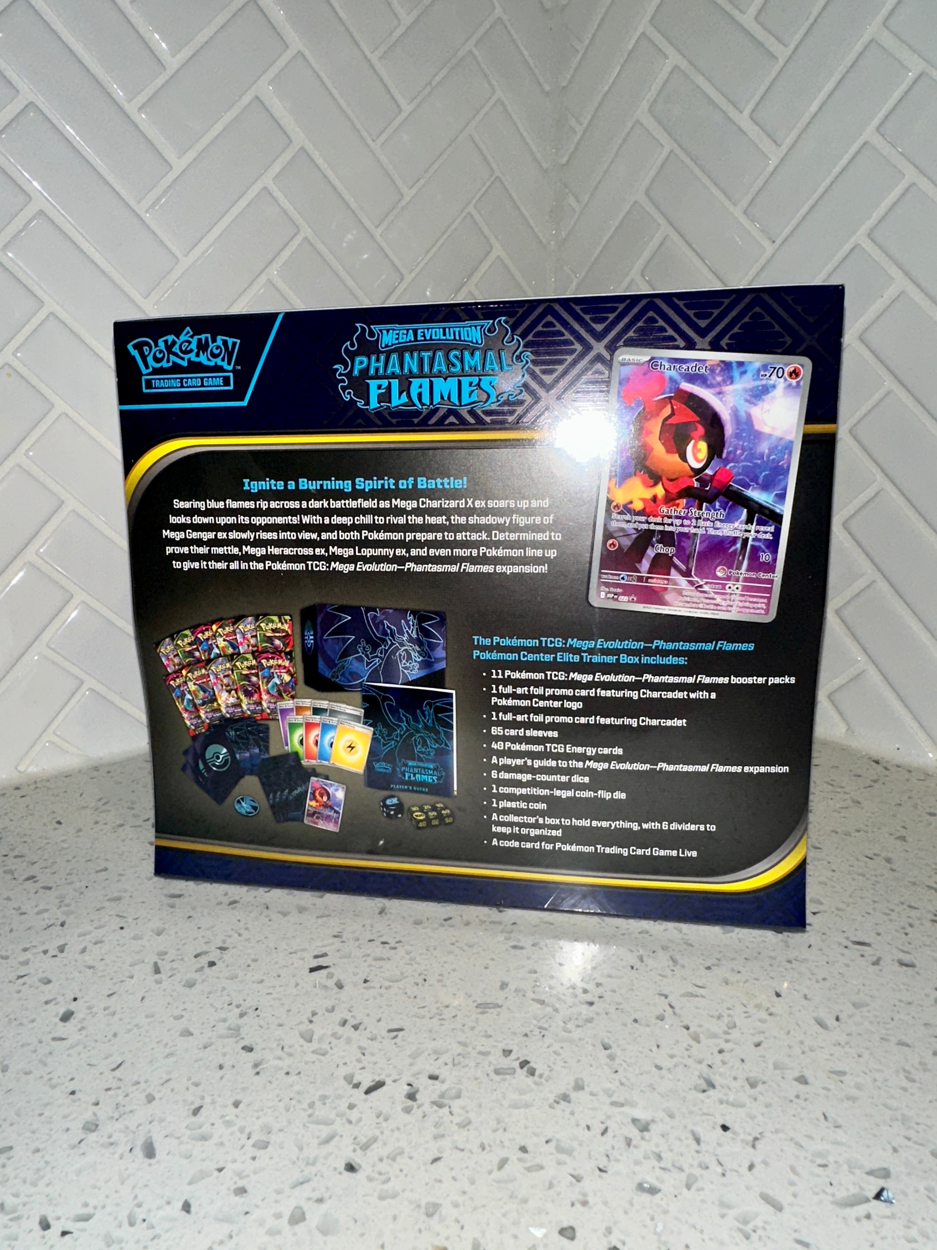 Pokémon TCG: Mega Evolution ~ Phantasmal Flames ~ ETB (Pokémon Center Exclusive) – Limited Collectibles