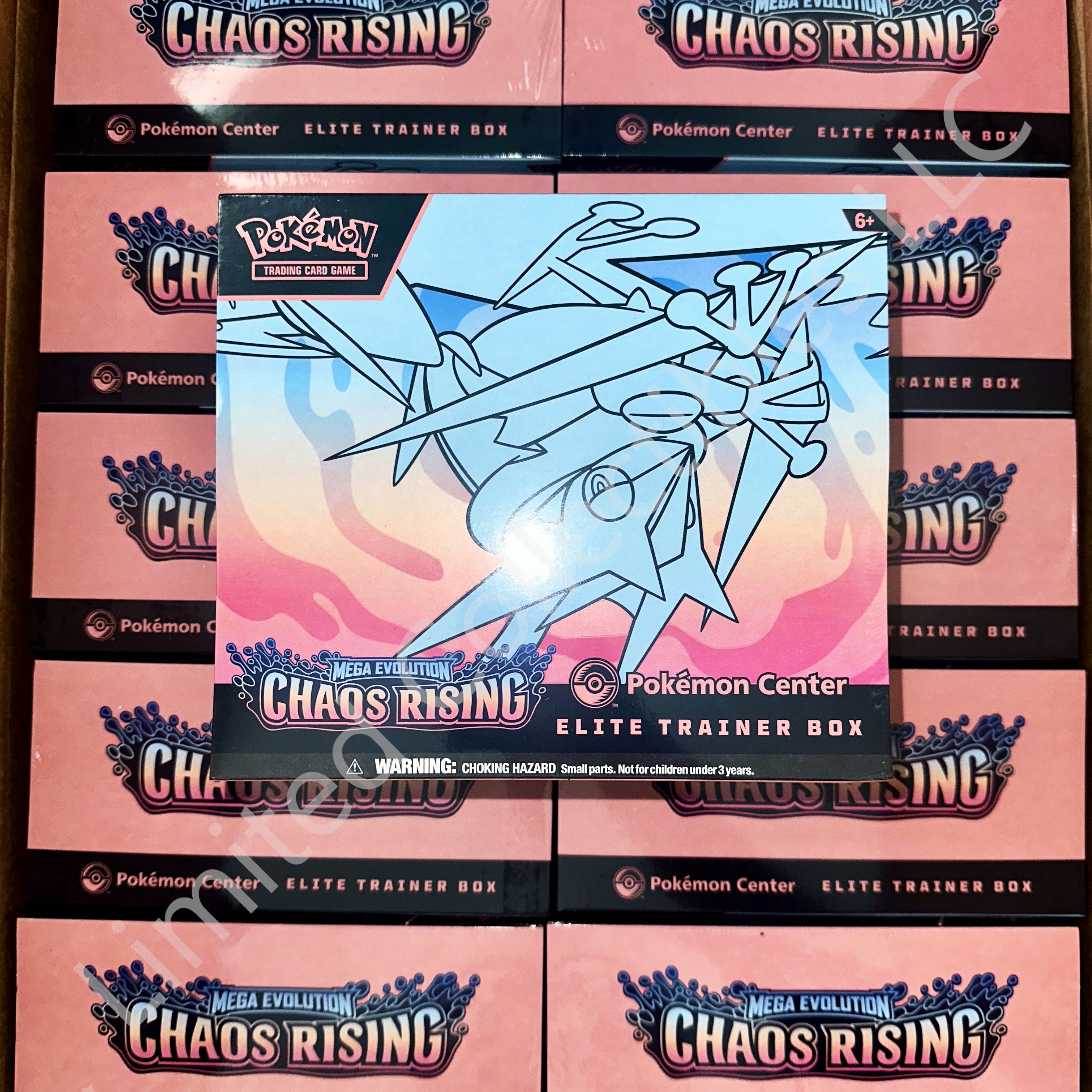 Pokémon TCG ME04 Chaos Rising Elite Trainer Box ETB (Pokémon Center Exclusive) Shipment Front – Limited Collectibles