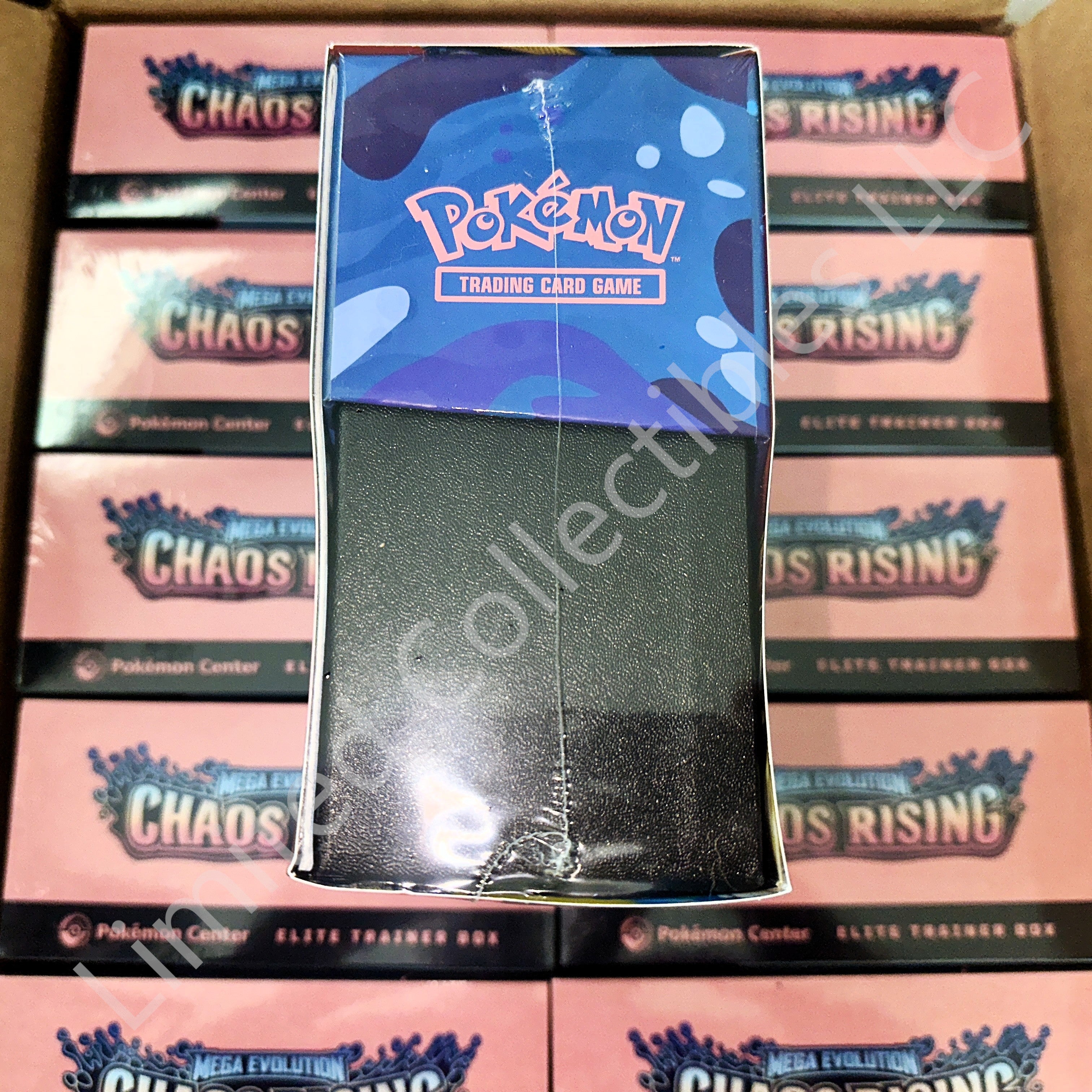 Pokémon TCG ME04 Chaos Rising Elite Trainer Box ETB (Pokémon Center Exclusive) Shipment Side 1 – Limited Collectibles