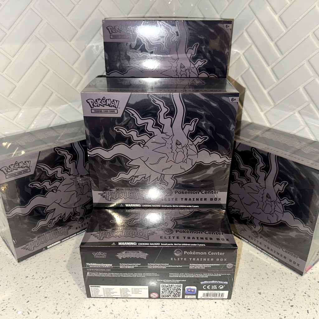 Pokémon TCG ME05 Pitch Black Elite Trainer Box ETB Pokémon Center Scratch n Dent