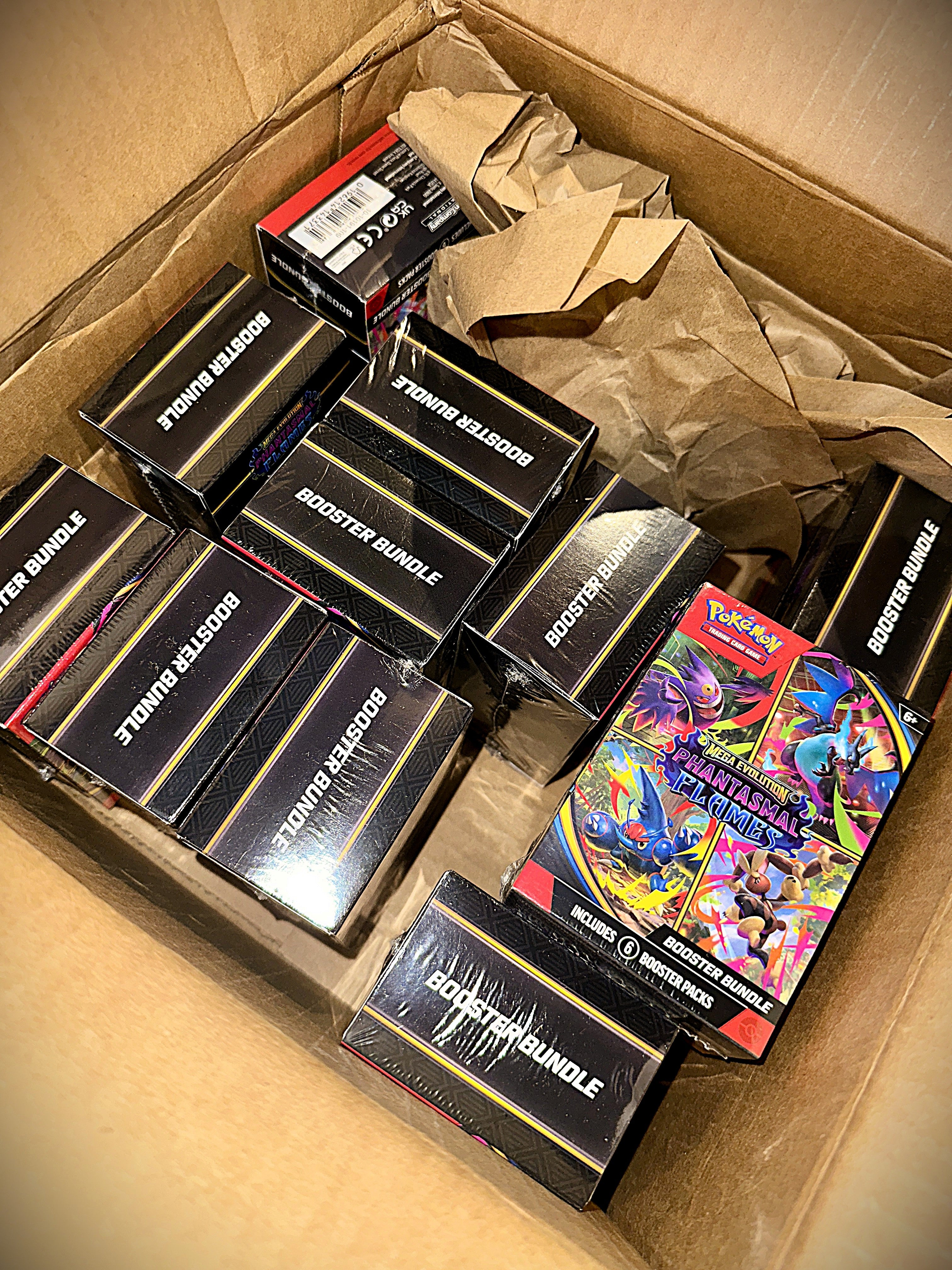 Pokémon TCG: Mega Evolution ~ Phantasmal Flames ~ Booster Bundle (Lot of 6) – Limited Collectibles