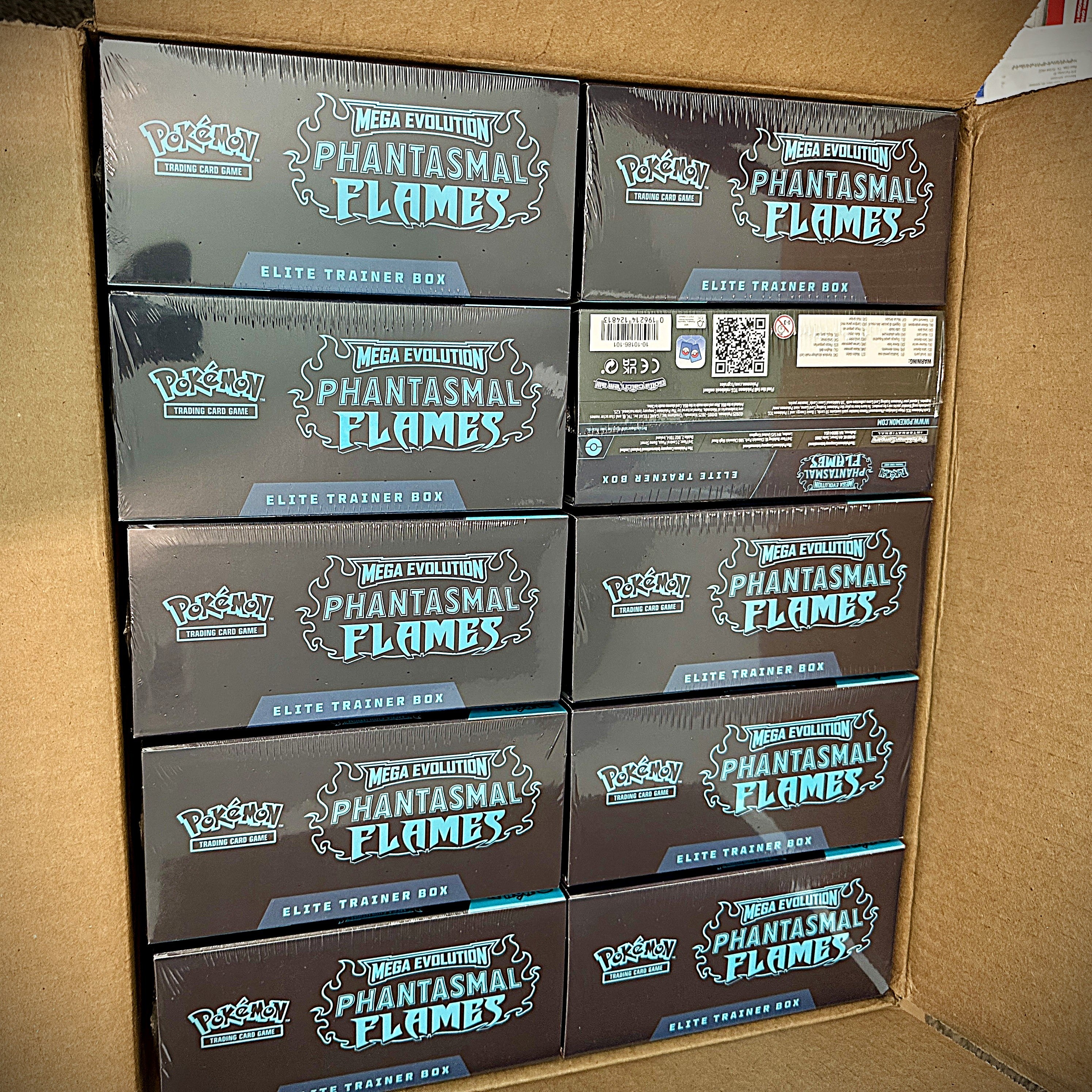 Pokémon TCG: Mega Evolution ~ Phantasmal Flames Elite Trainer Box (Retail) – Limited Collectibles