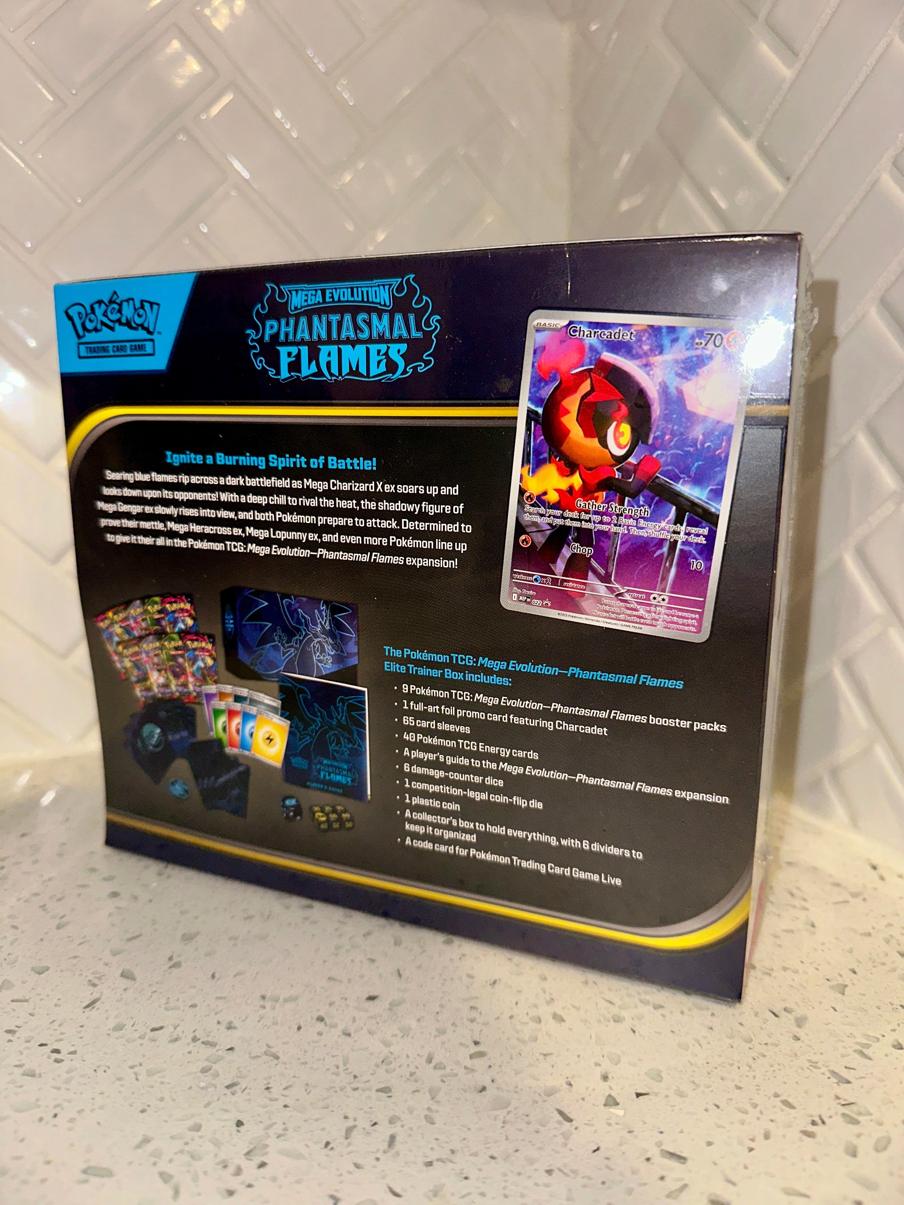 Pokémon TCG: Mega Evolution ~ Phantasmal Flames Elite Trainer Box (Retail) – Limited Collectibles