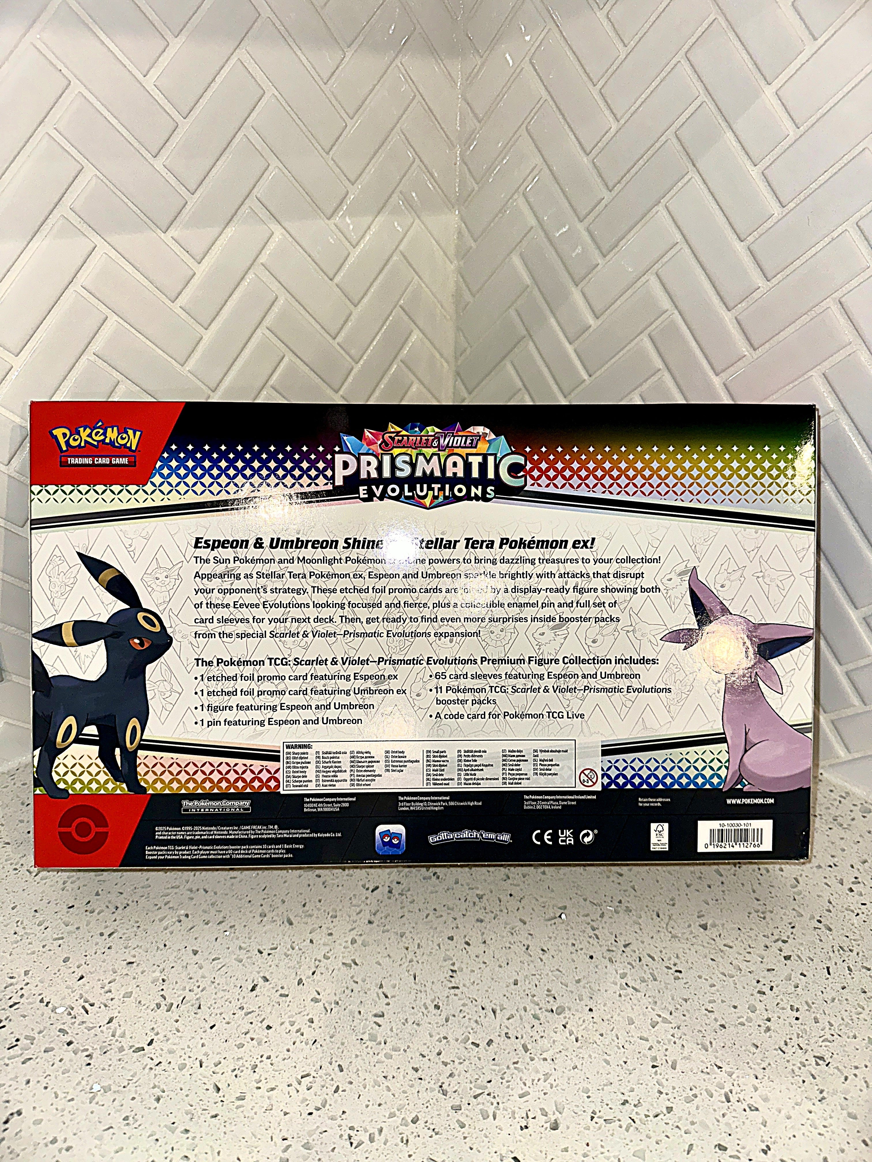 Pokémon TCG: Scarlet & Violet ~ Prismatic Evolutions ~ Premium Figure Collection – Limited Collectibles