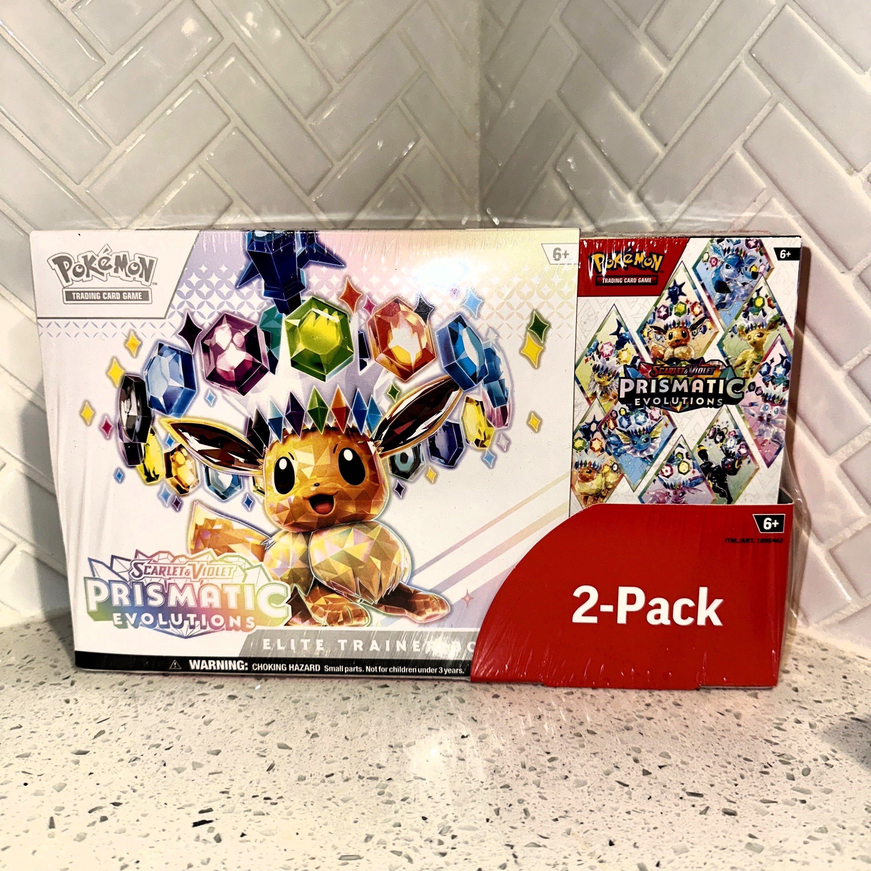 Pokemon TCG:  ~ Scarlet & Violet ~ Prismatic Evolutions ETB + Booster Bundle (2-Pack) - tcg – Limited Collectibles