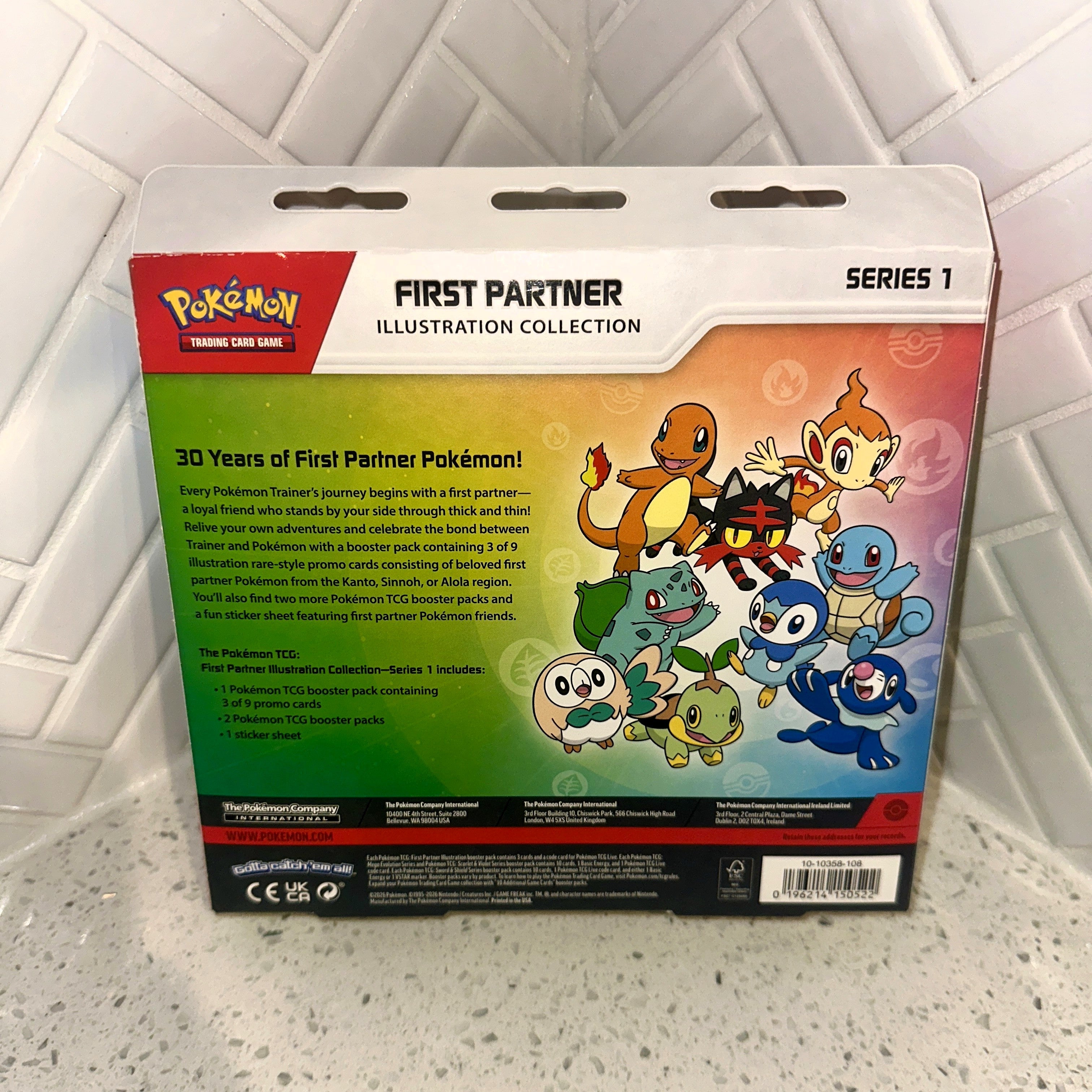Pokémon TCG First Partner Illustration Collection Box Series 1 Rear – Limited Collectibles
