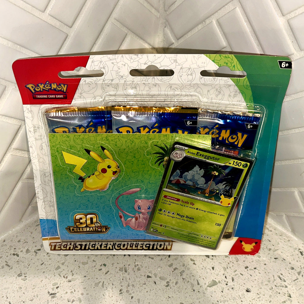 Pokémon TCG: ME 30th Celebration Tech Sticker Collection Alolan Exeggutor Front