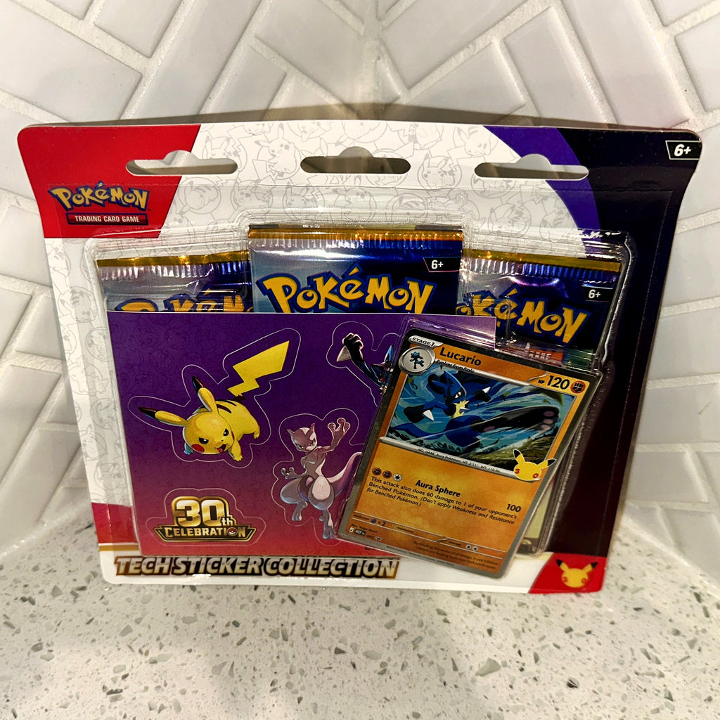 Pokémon TCG: ME 30th Celebration Tech Sticker Collection Lucario Front