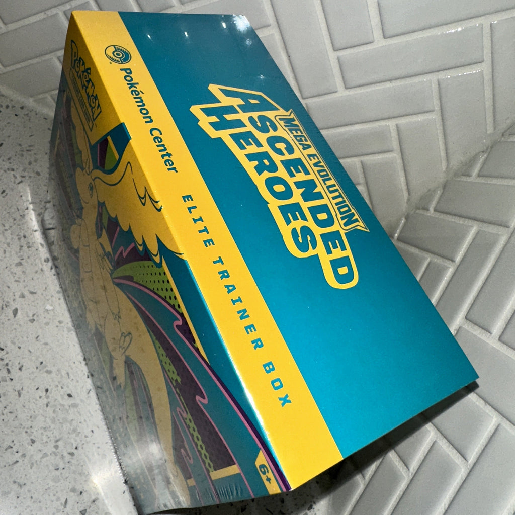 Pokémon TCG Mega Evolution-Ascended Heroes Pokémon Center Elite Trainer Box ETB 5 Top