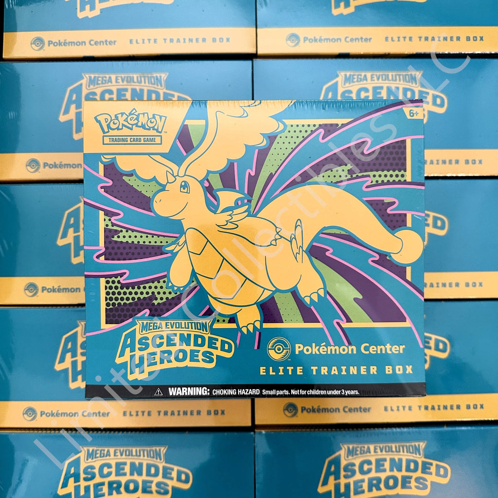 Pokémon TCG Mega Evolution-Ascended Heroes Pokémon Center Elite Trainer Box ETB Front