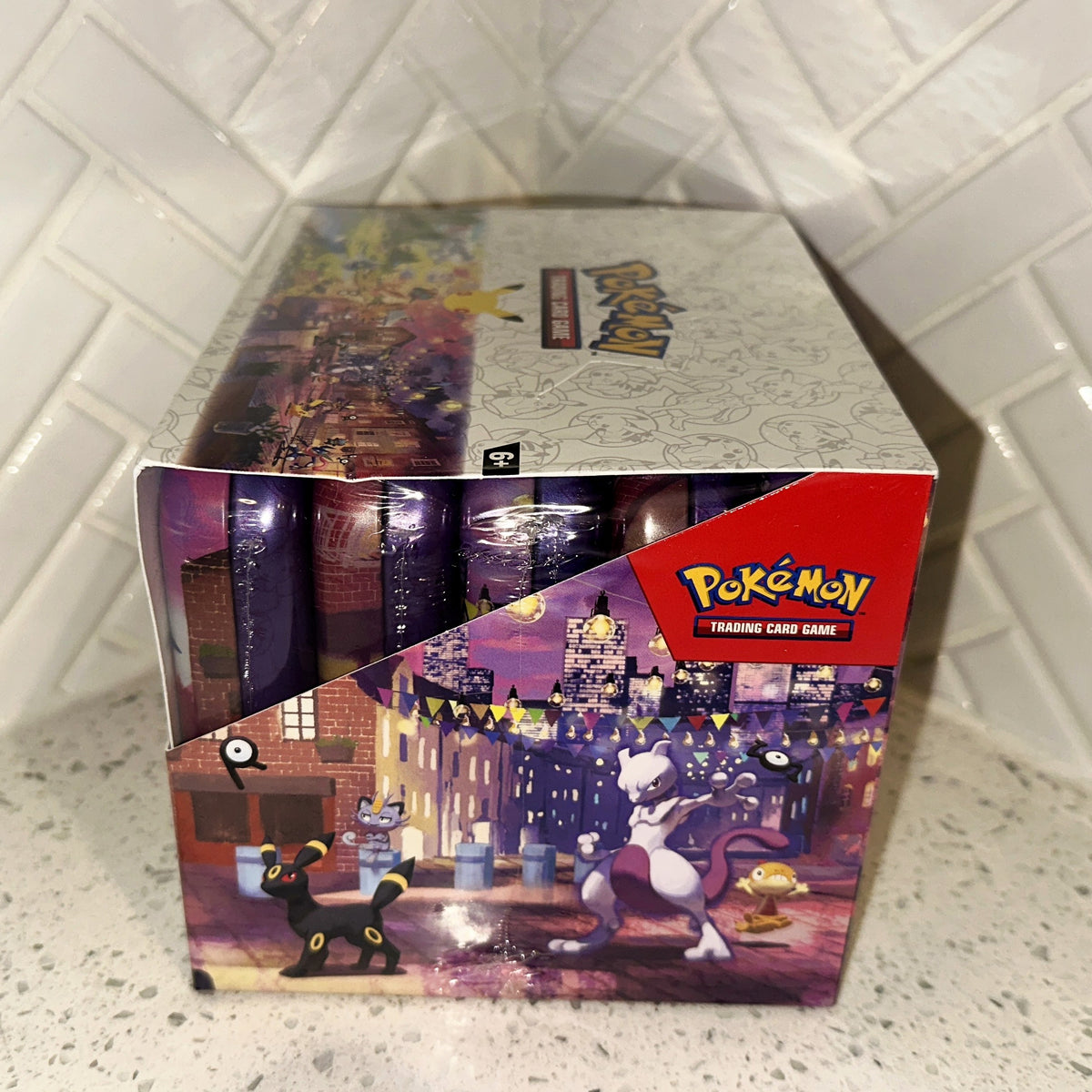 Pokemon TCG Mega Evolution 30th Celebration Mini Tin Collection Display Side 2 – Limited Collectibles