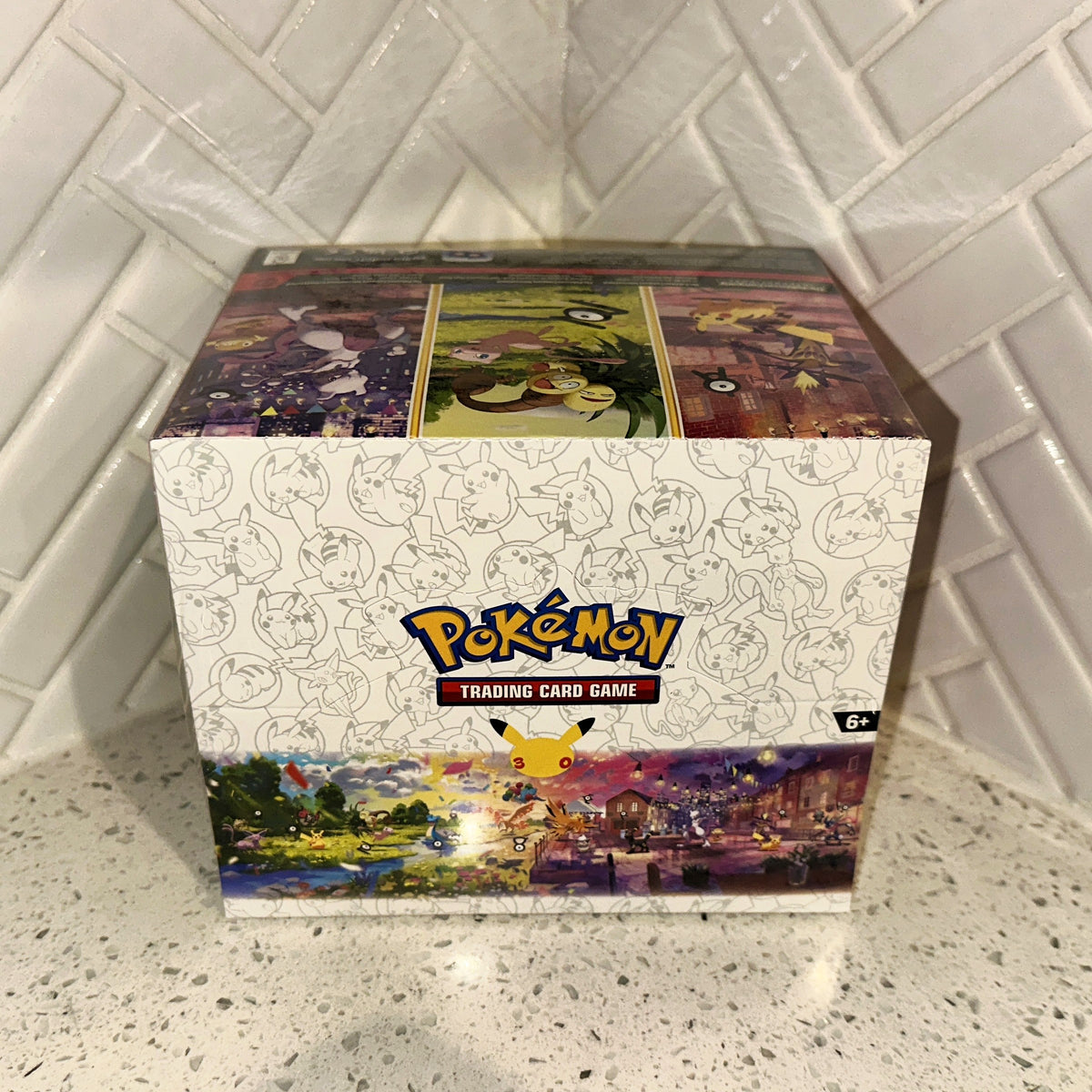 Pokemon TCG Mega Evolution 30th Celebration Mini Tin Collection Display Top – Limited Collectibles