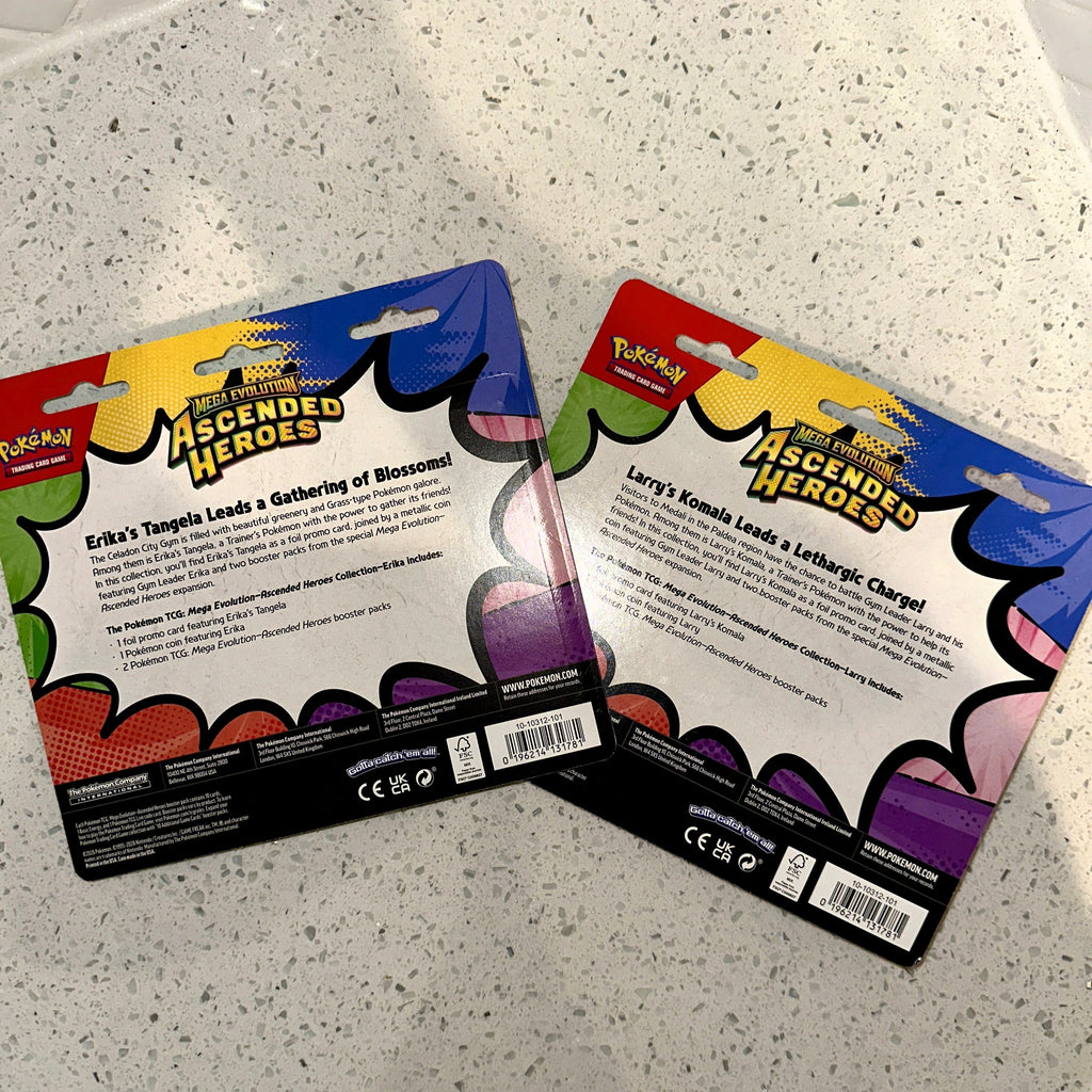 Pokémon TCG Mega Evolution Ascended Heroes 2 Pack Blister Lot of 2 Rear