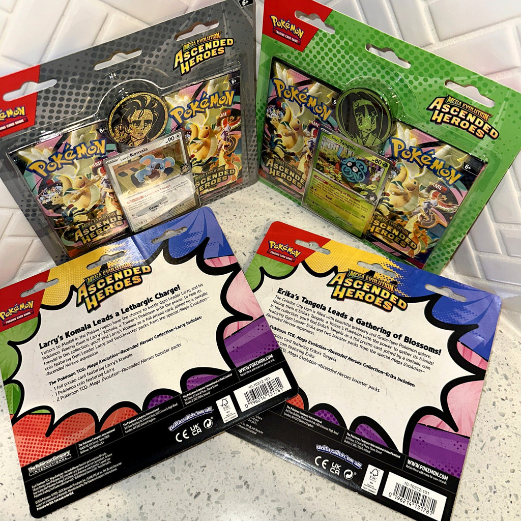 Pokémon TCG Mega Evolution Ascended Heroes 2 Pack Blister Lot of 4 Rear