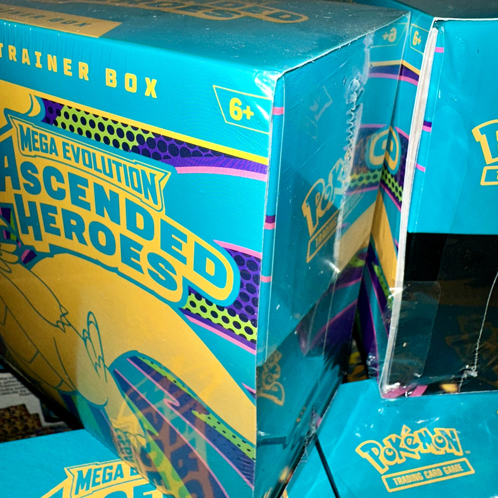 Pokemon TCG Mega Evolution Ascended Heroes Elite Trainer Box Scratch n Dent 6 Example