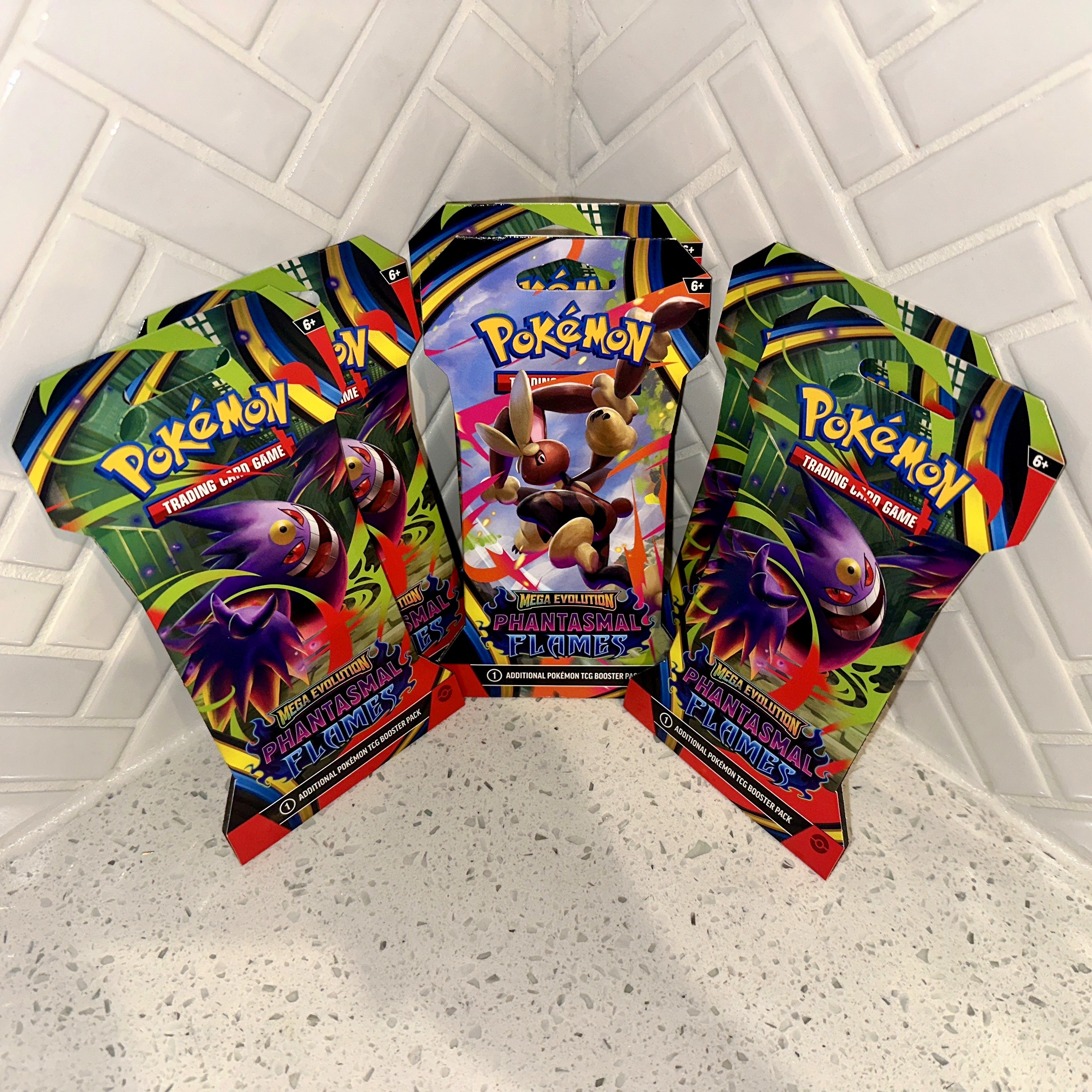 Pokemon TCG Mega Evolution ME02 Phantasmal Flames Sleeved Booster Packs – Limited Collectibles