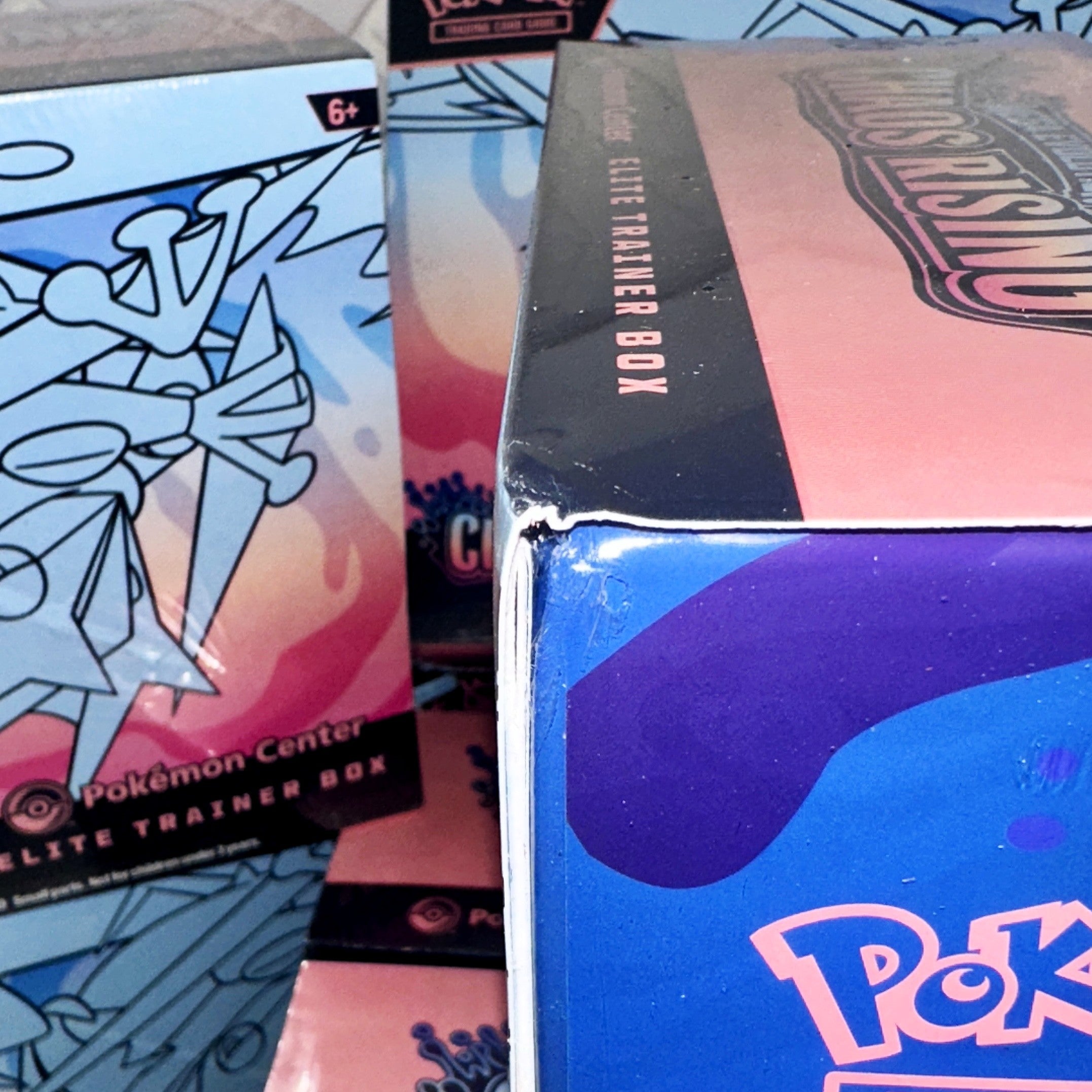 Pokemon TCG Mega Evolution ME04 Chaos Rising Pokemon Center ETB Scratch n Dent Example 3 – Limited Collectibles