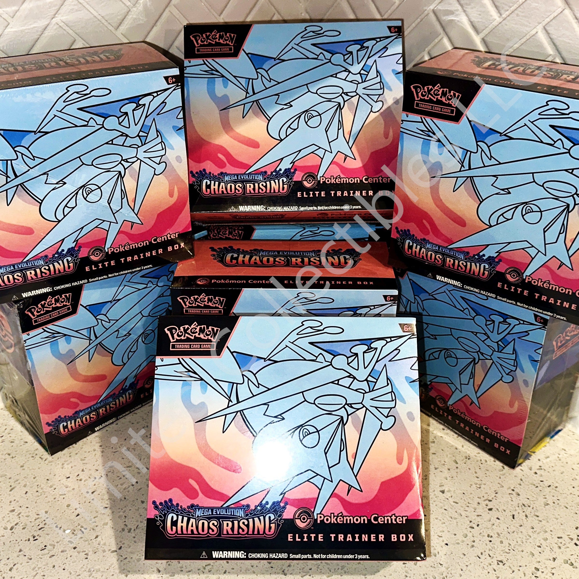 Pokemon TCG Mega Evolution ME04 Chaos Rising Pokemon Center ETB Scratch n Dent Front – Limited Collectibles