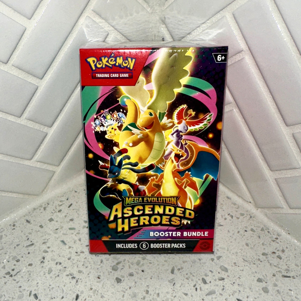 Pokémon TCG Mega Evolution ME2.5 Ascended Heroes Booster Bundle Box Front