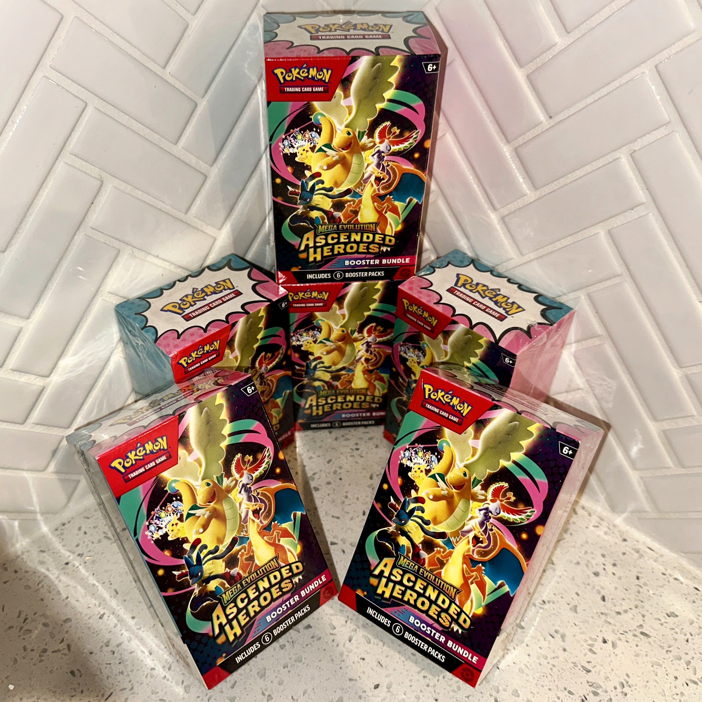 Pokémon TCG Mega Evolution ME2.5 Ascended Heroes Booster Bundle Box Lot of Six 6 – Limited Collectibles