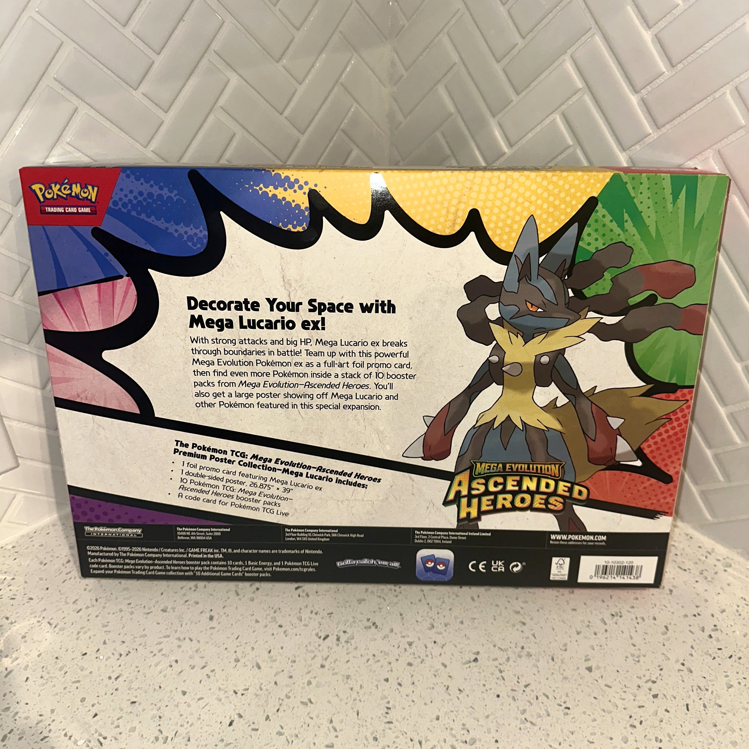 double sided pokemon cards Pokemon Mega Evolution Ascended Heroes Premium Poster Collection