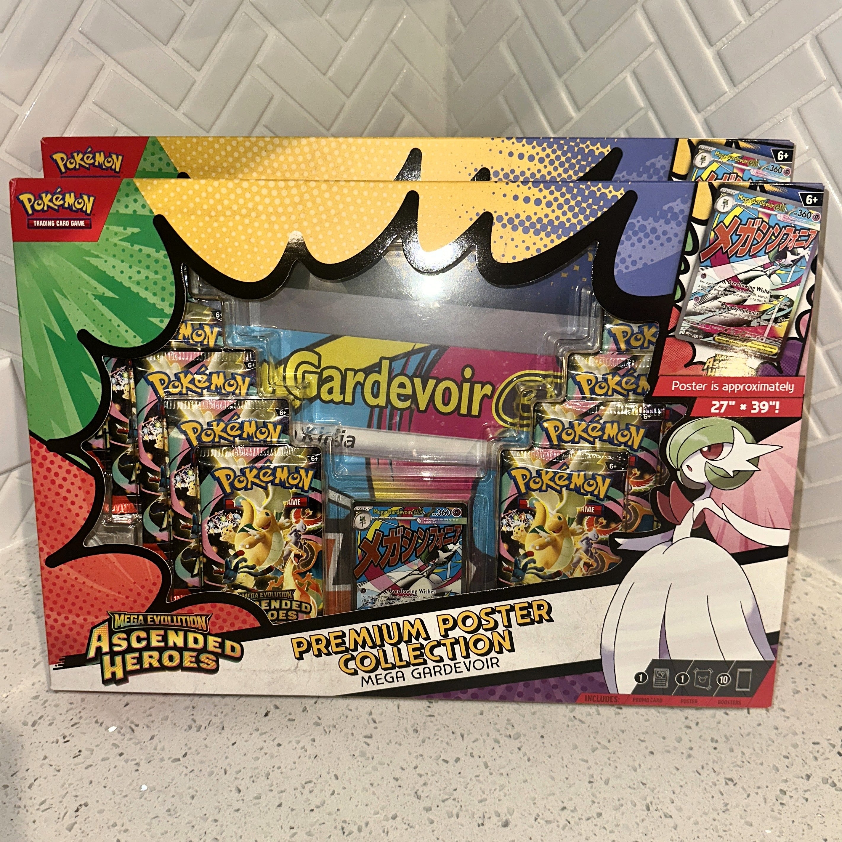 Pokémon TCG Mega Evolution ME2.5 Ascended Heroes Premium Poster Collection Lot of Two 2 – Limited Collectibles