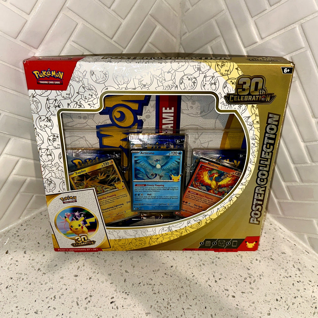 Pokémon TCG: Mega Evolution ME 30th Celebration Poster Collection Box Front