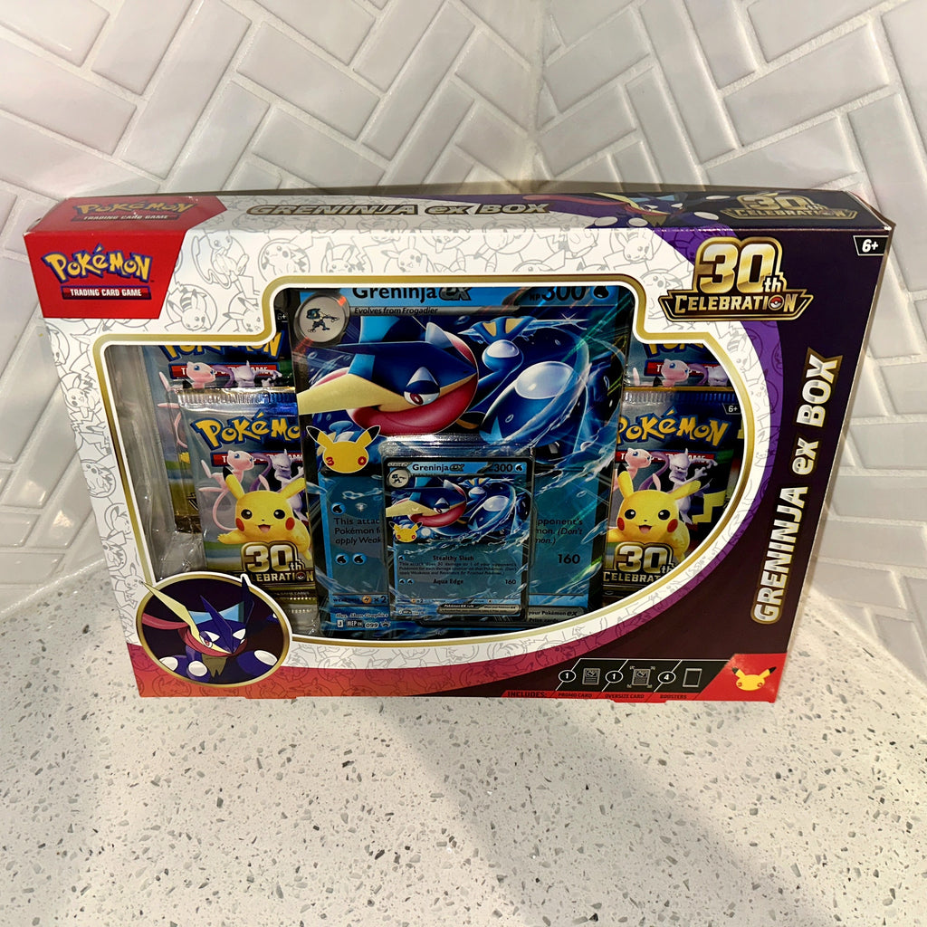 Pokémon TCG: Mega Evolution ME 30th Celebration Greninja ex Box Front