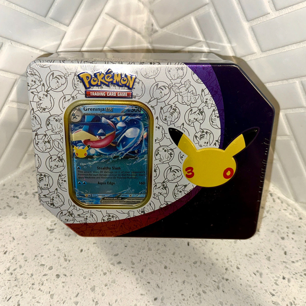 Pokémon TCG: Mega Evolution ME 30th Celebration ex Tin Greninja – Limited Collectibles