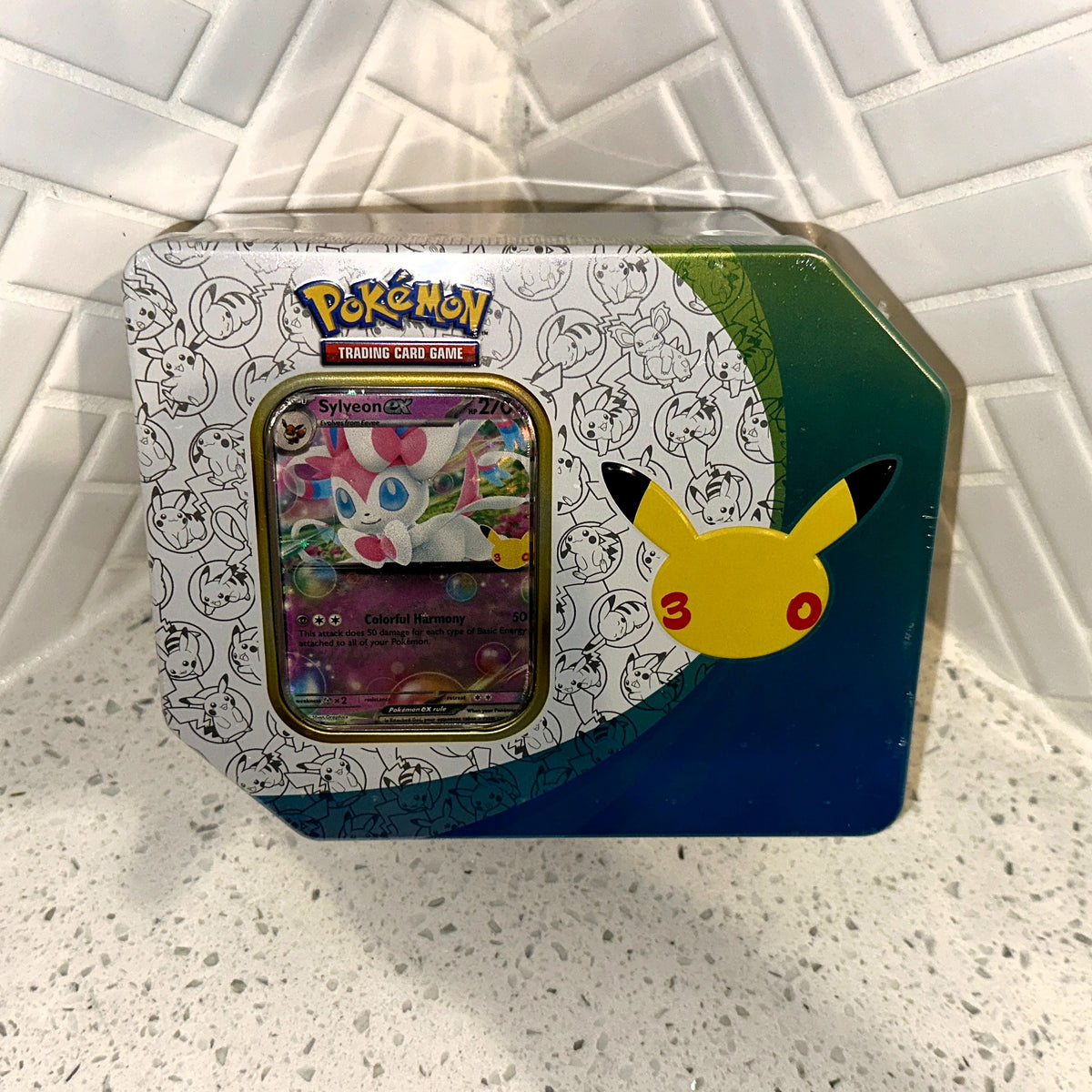 Pokémon TCG: Mega Evolution ME 30th Celebration ex Tin Sylveon – Limited Collectibles